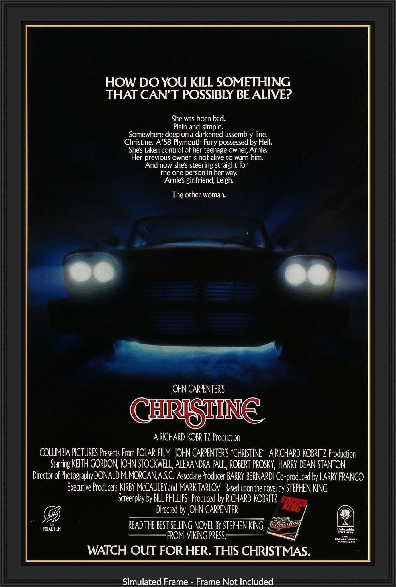 Christine (1983) original movie poster for sale at Originalfilmart