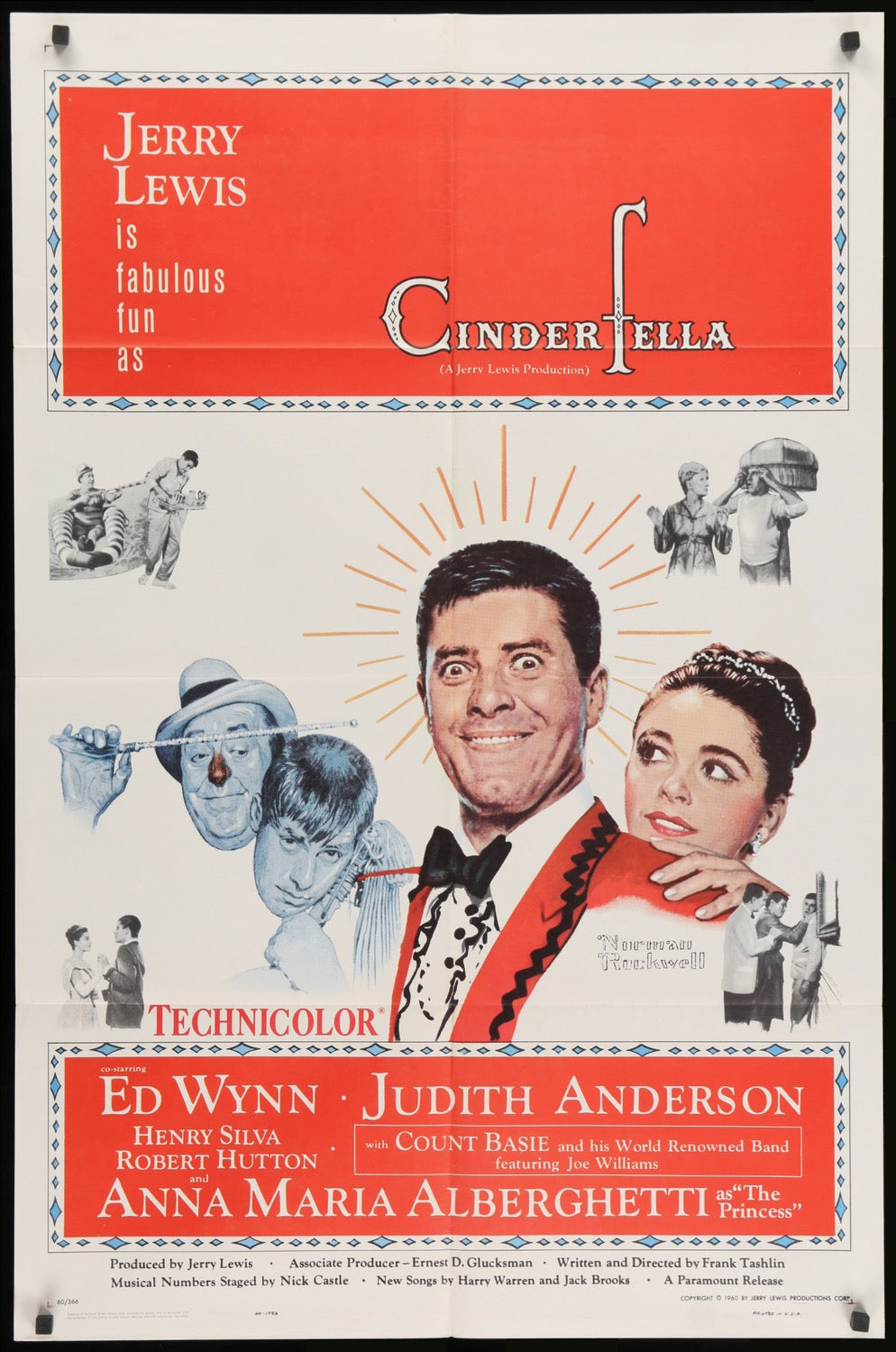 Cinderfella (1960) original movie poster for sale at Originalfilmart