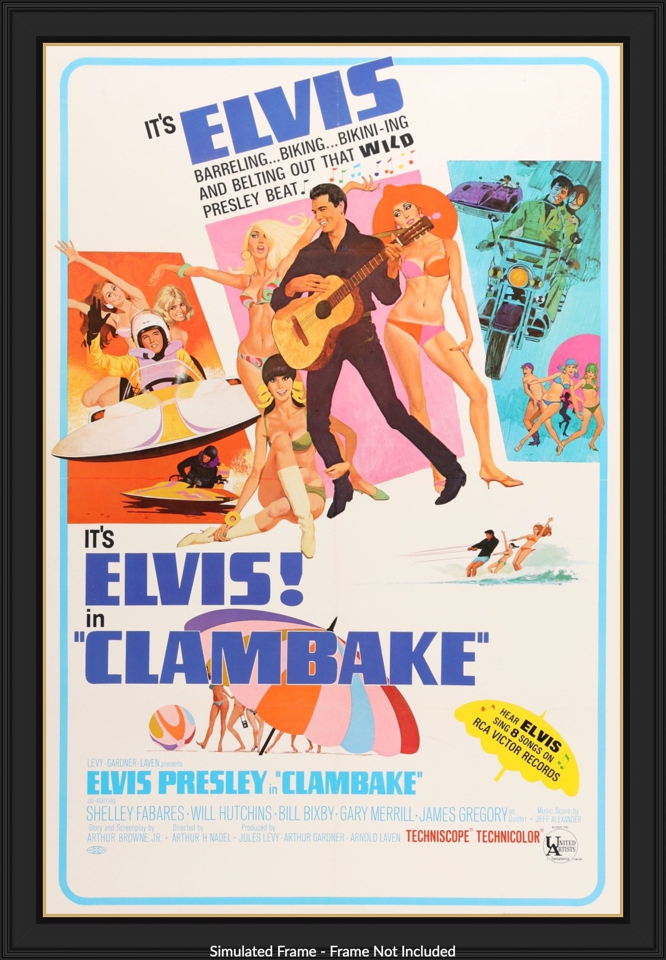 Clambake (1967) original movie poster for sale at Originalfilmart