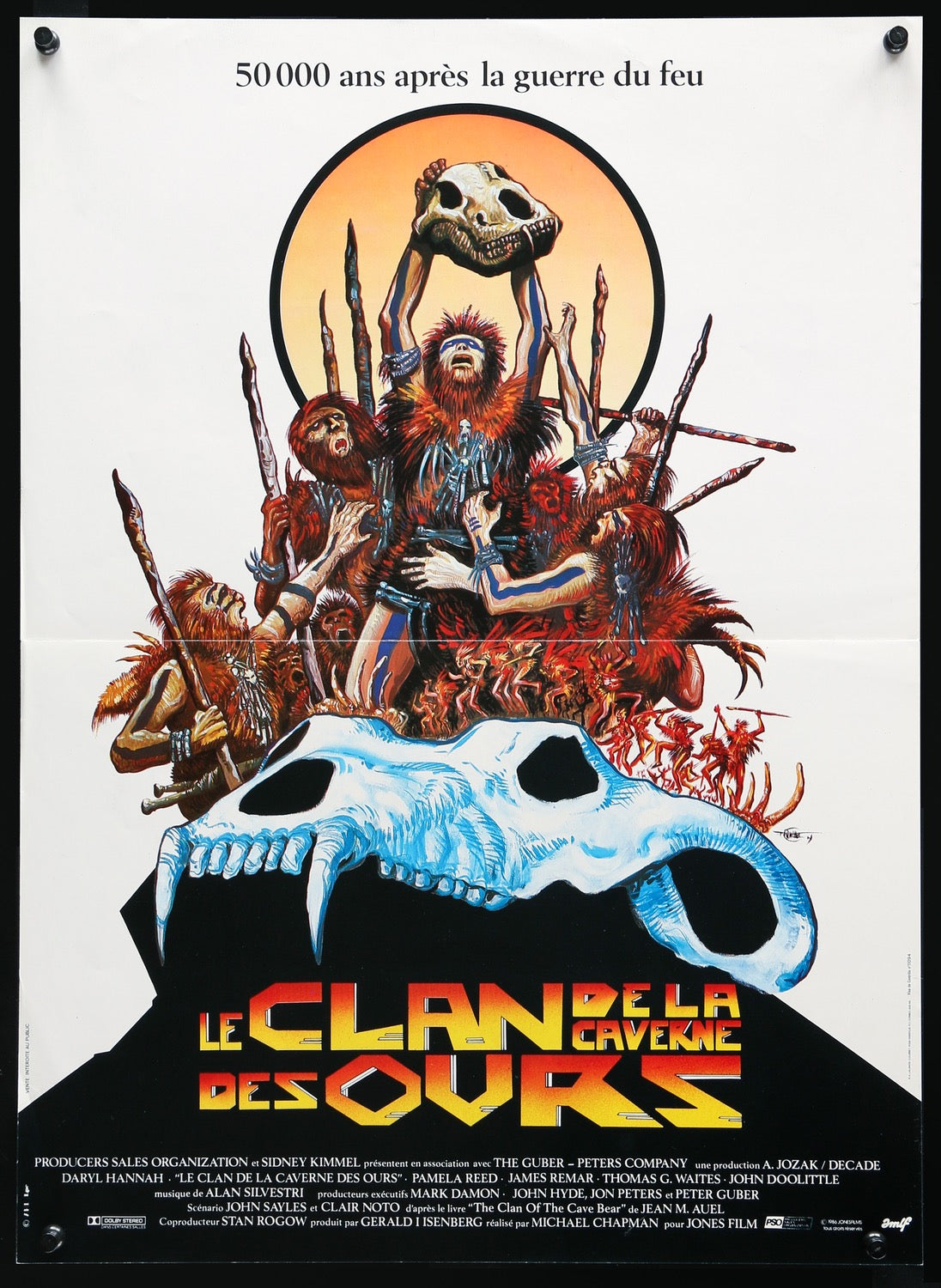 Clan of the Cave Bear (1986) original movie poster for sale at Originalfilmart