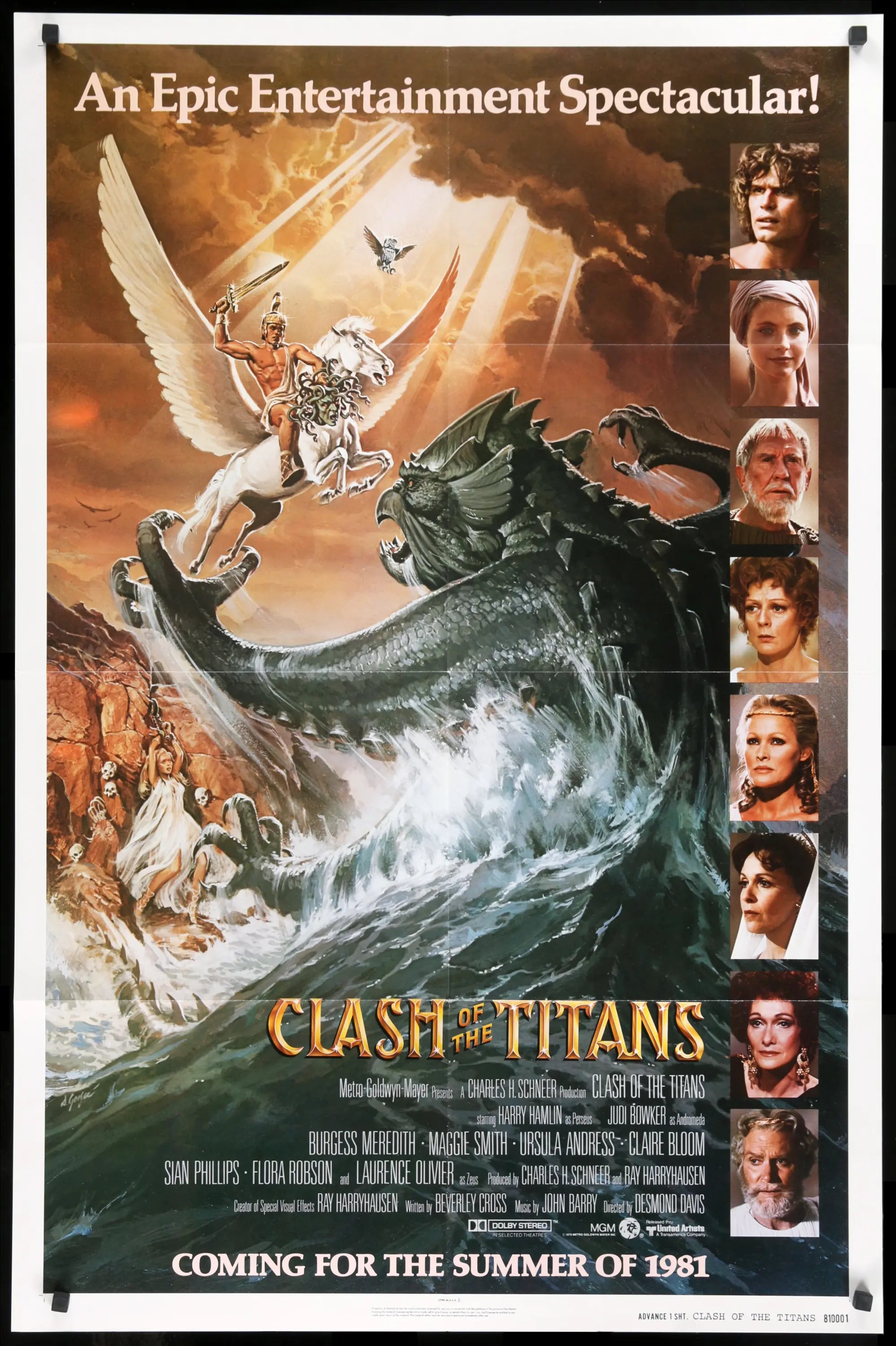 Clash of the Titans (1981) original movie poster for sale at Originalfilmart