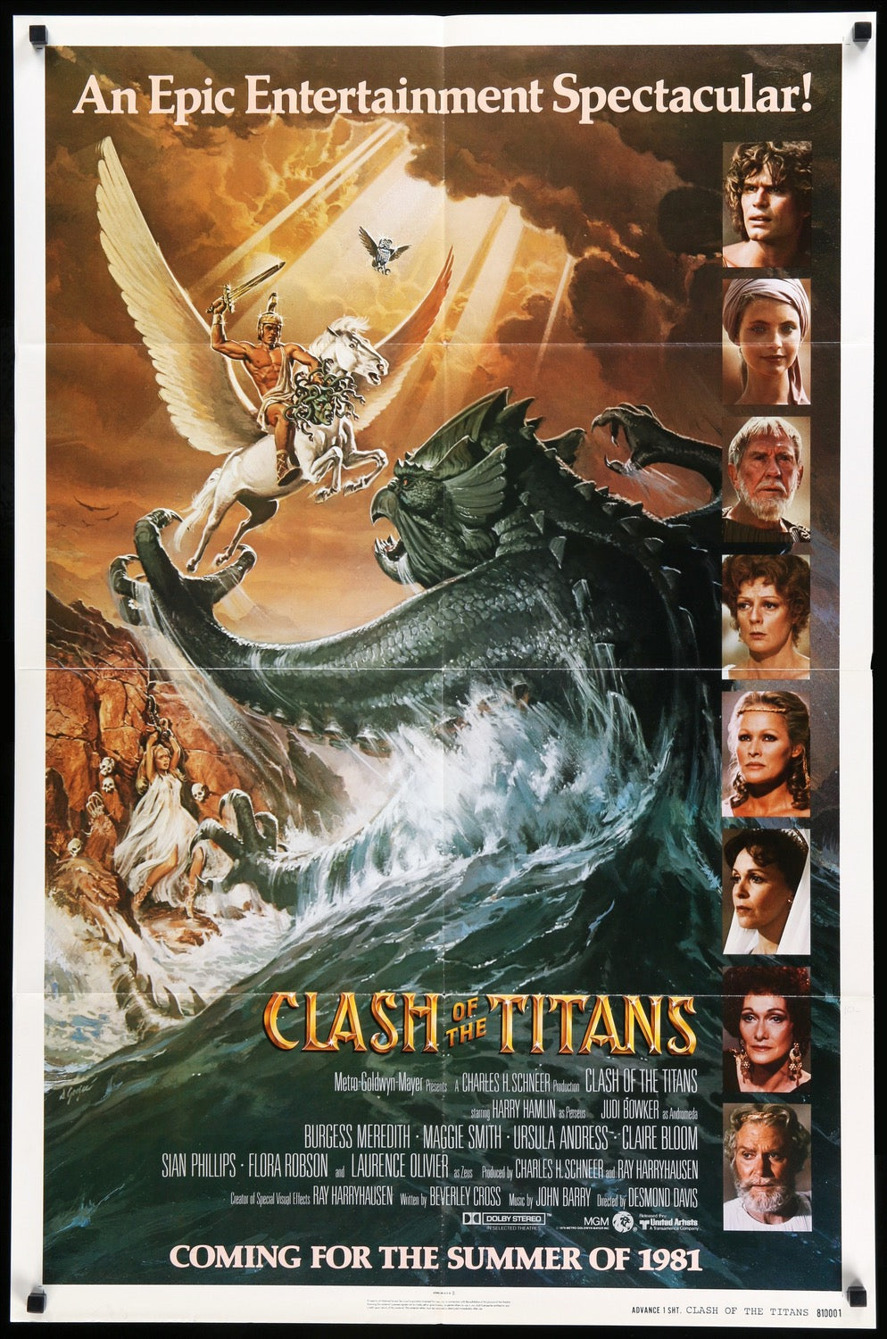 Clash of the Titans (1981) original movie poster for sale at Originalfilmart