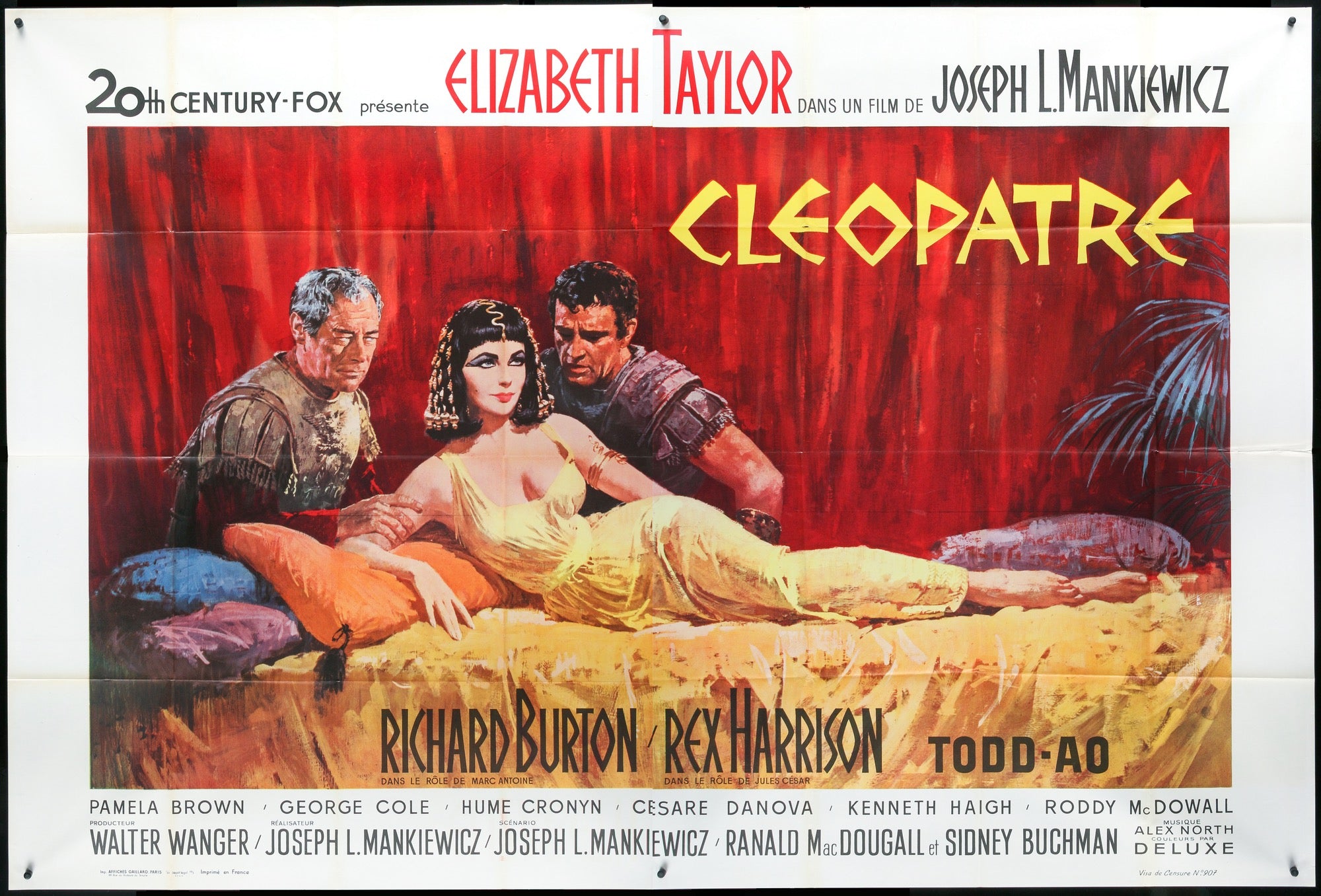 Cleopatra (1963) original movie poster for sale at Originalfilmart