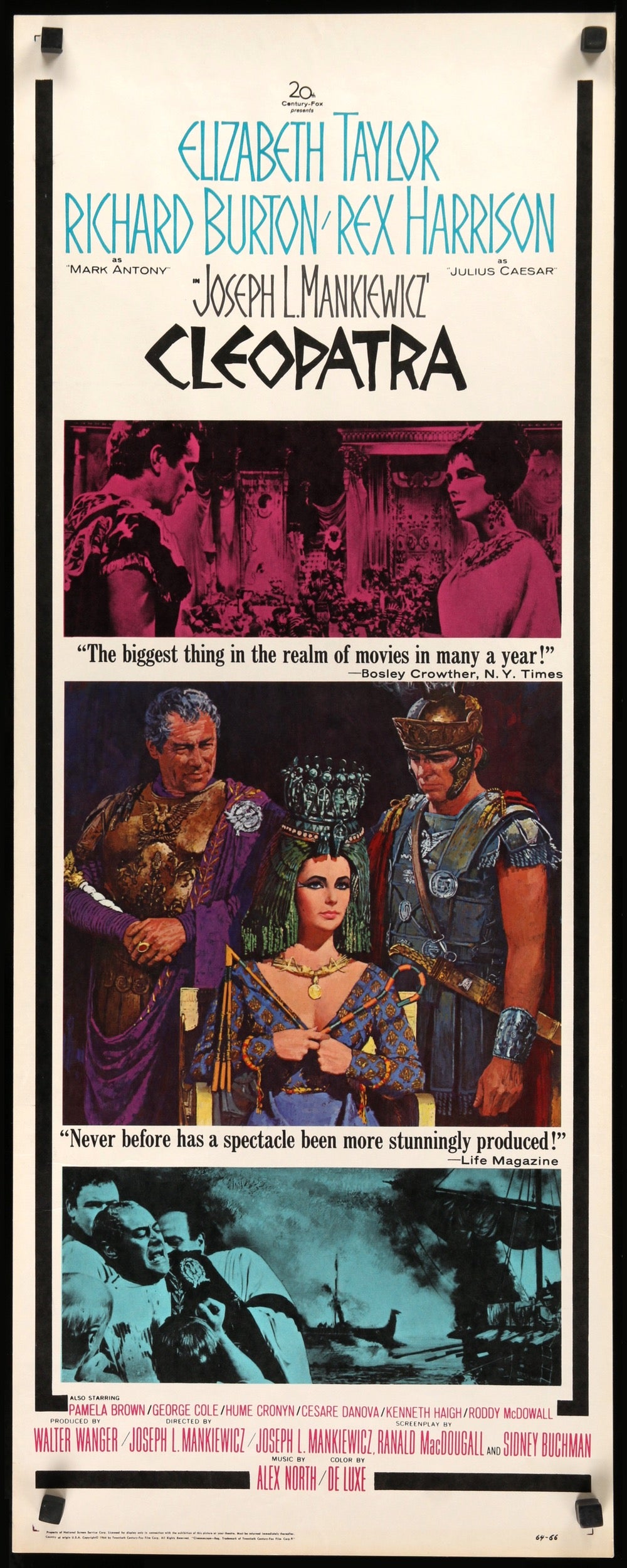 Cleopatra (1963) original movie poster for sale at Originalfilmart
