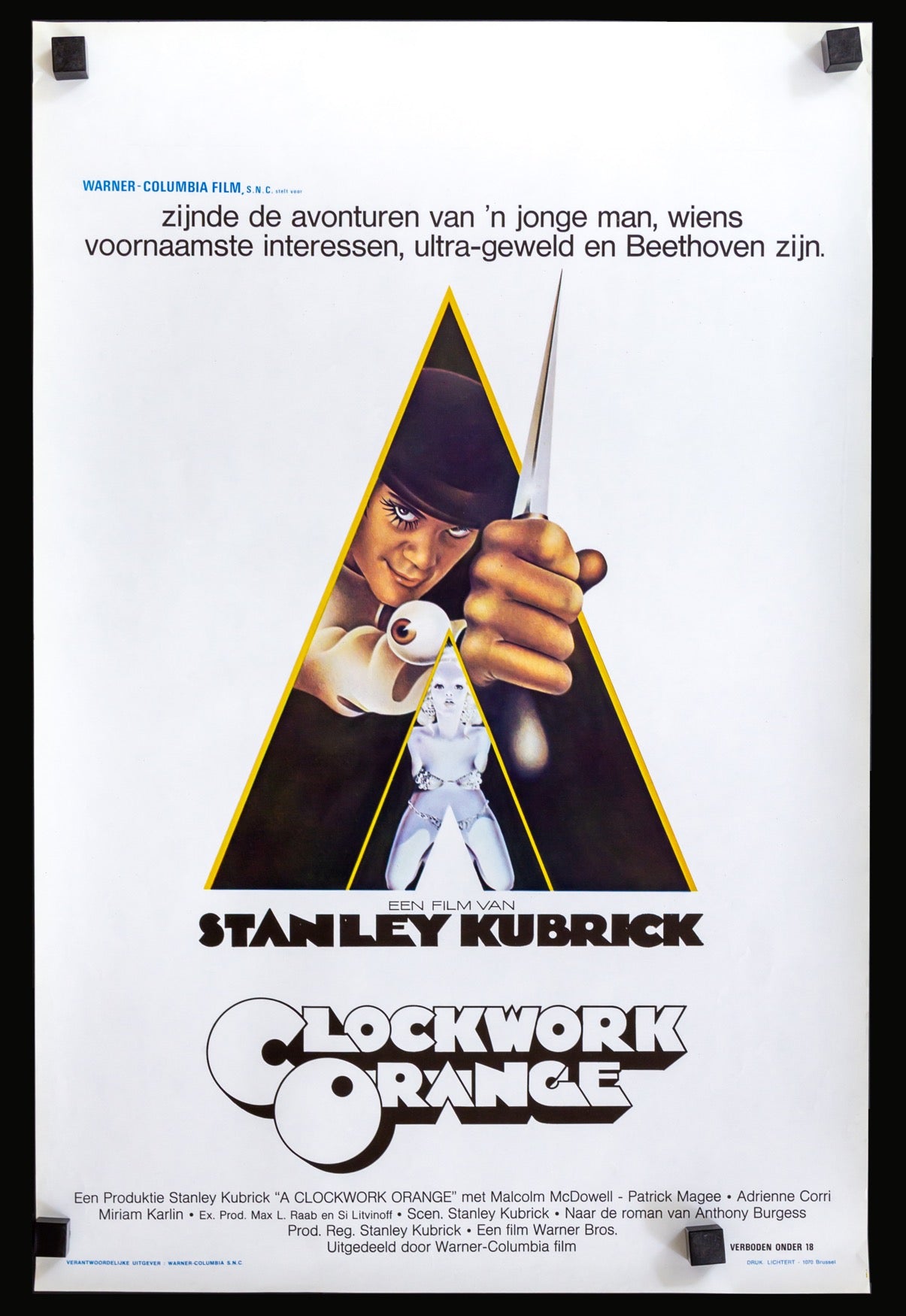 Clockwork Orange (1972) original movie poster for sale at Originalfilmart