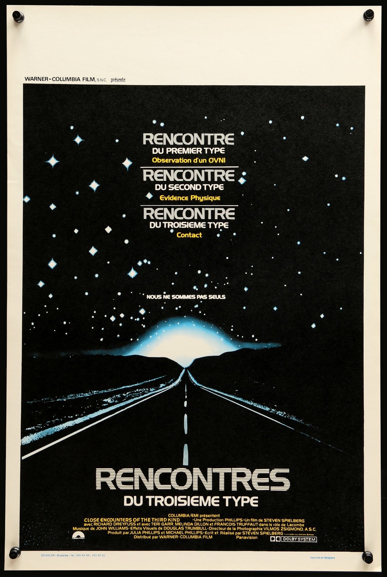 Close Encounters of the Third Kind (1977) original movie poster for sale at Originalfilmart