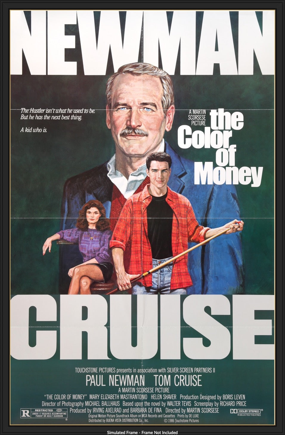 Color of Money (1986) original movie poster for sale at Originalfilmart