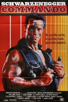 Commando (1985) original movie poster for sale at Originalfilmart