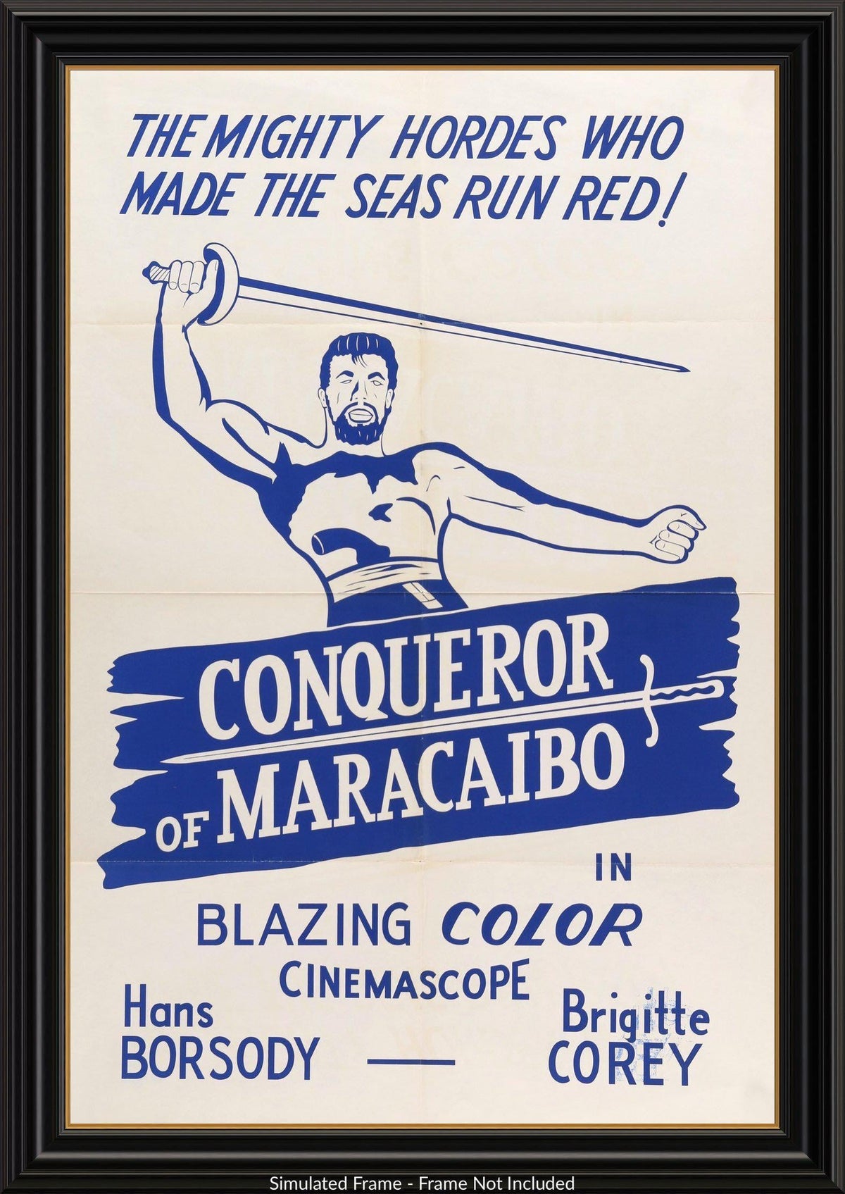 Conqueror of Maracaibo (1961) original movie poster for sale at Originalfilmart