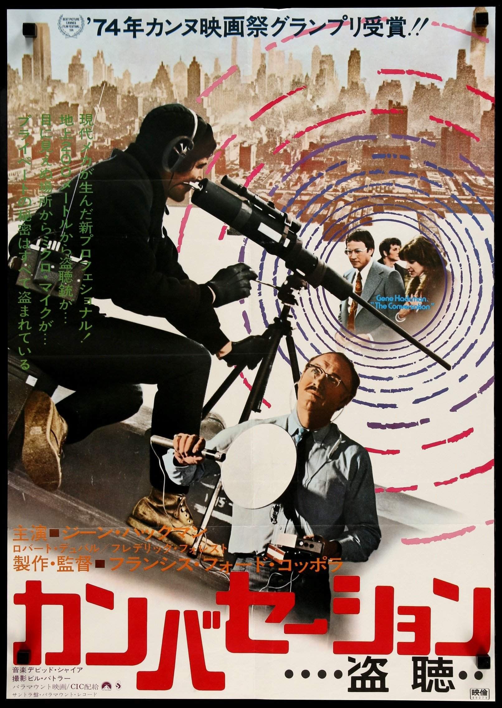 Conversation (1974) original movie poster for sale at Originalfilmart
