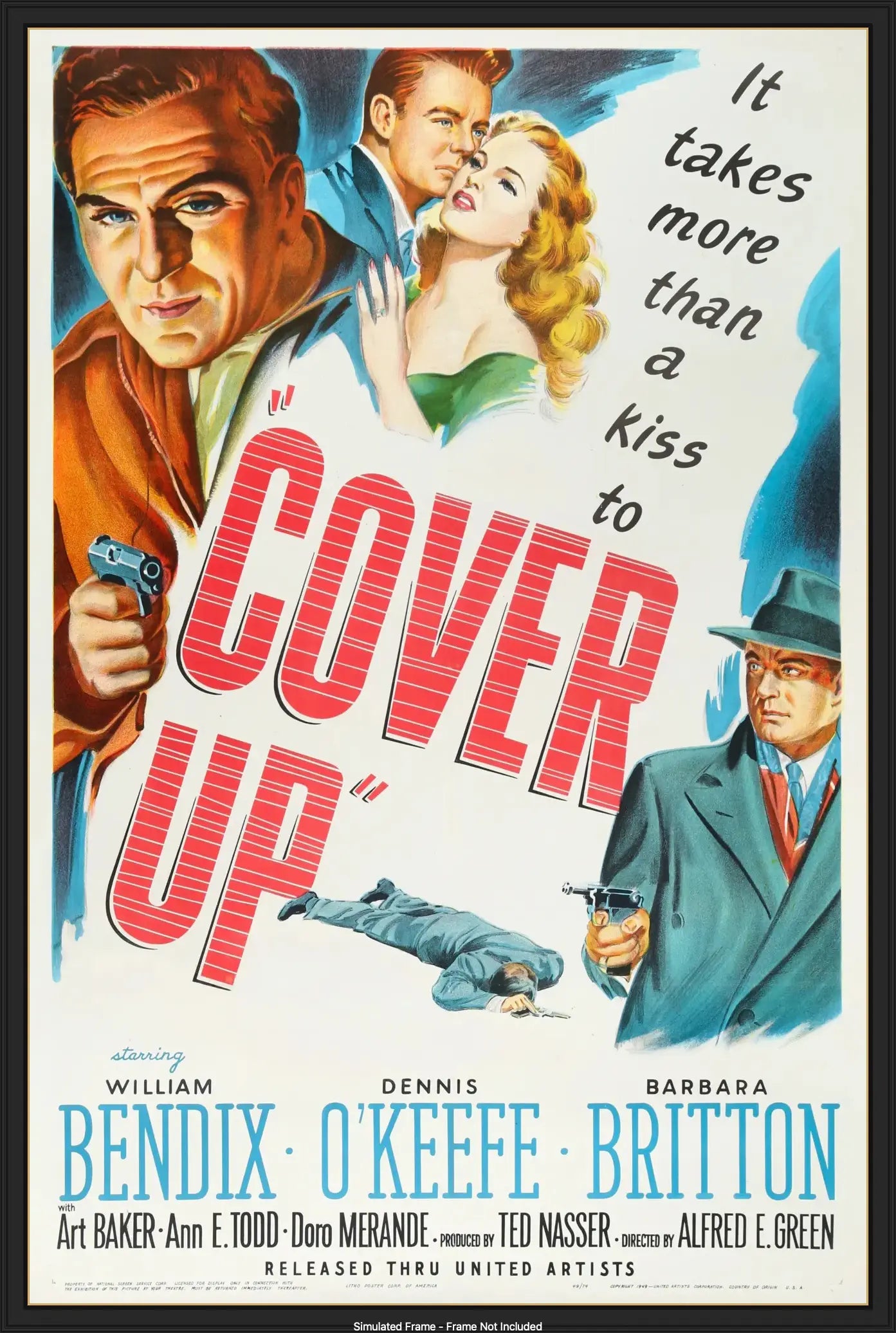 Cover Up (1949) original movie poster for sale at Originalfilmart