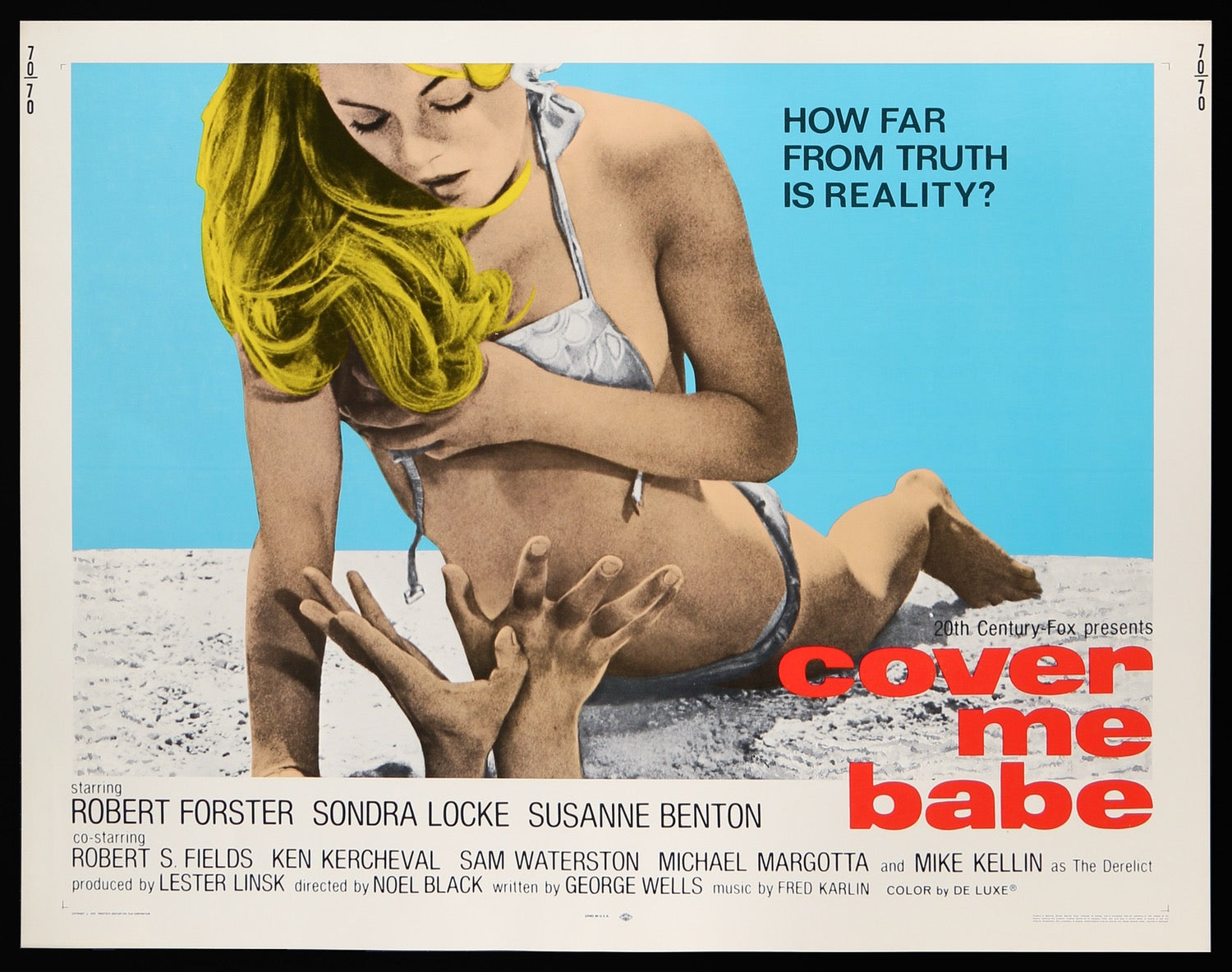 Cover Me Babe (1970) original movie poster for sale at Originalfilmart