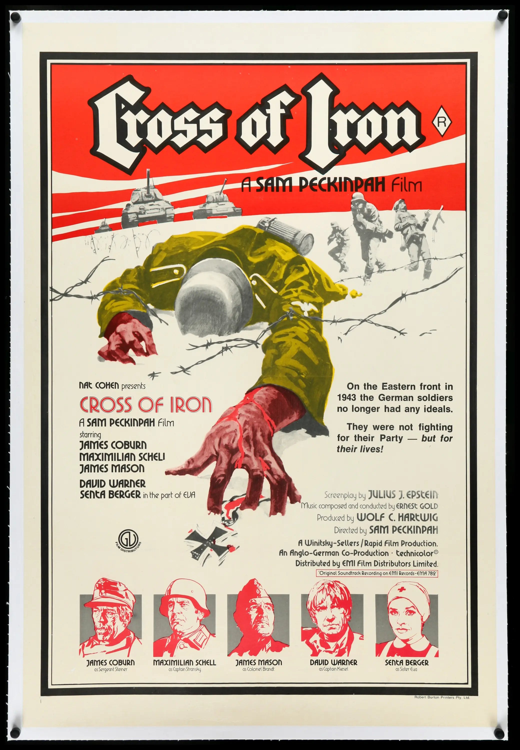 Cross of Iron (1977) original movie poster for sale at Originalfilmart