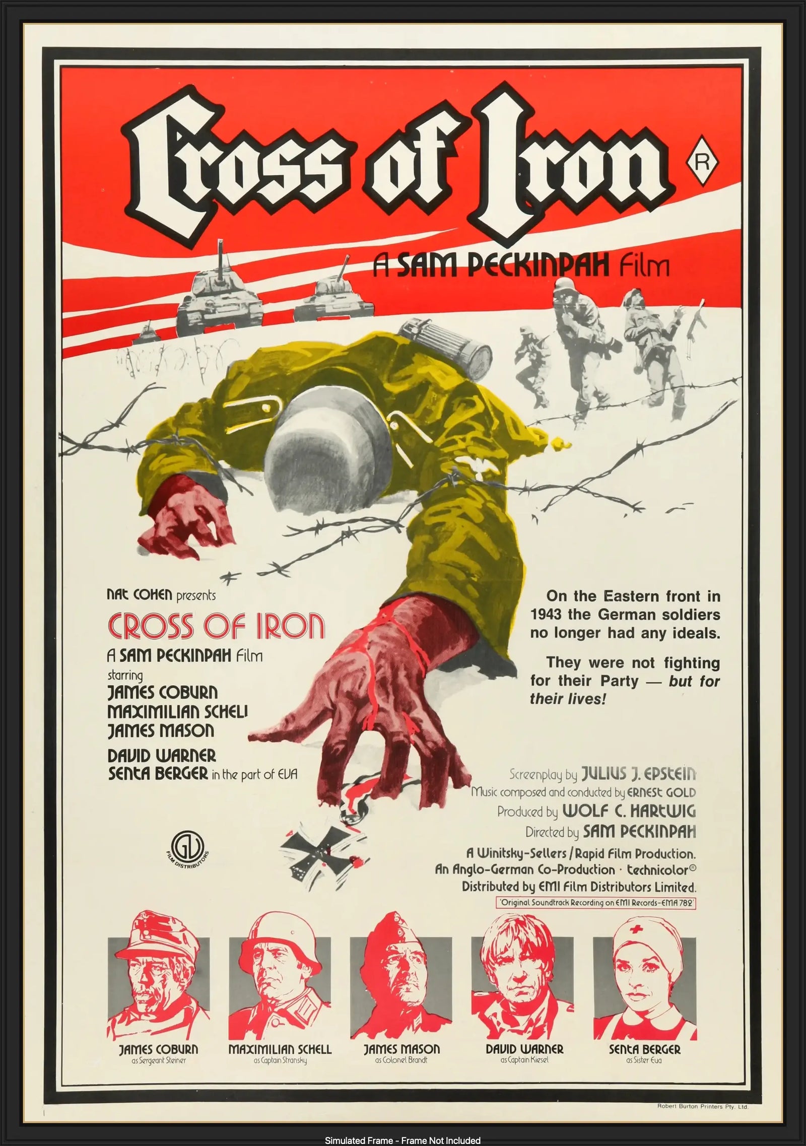 Cross of Iron (1977) original movie poster for sale at Originalfilmart