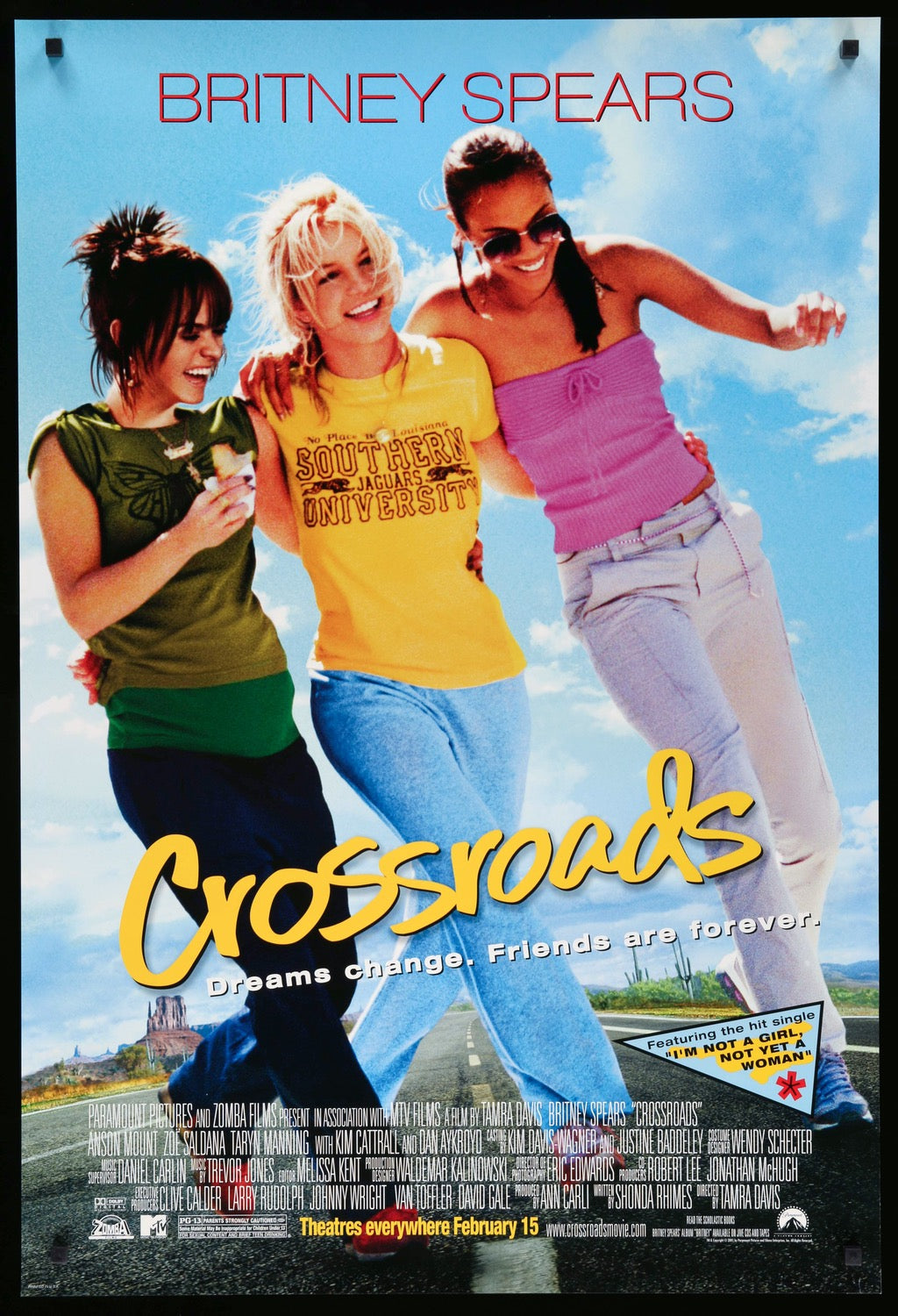 Crossroads (2002) original movie poster for sale at Originalfilmart