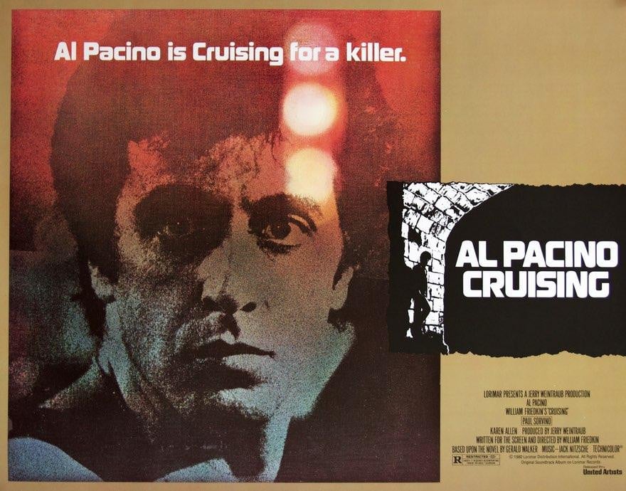 Cruising (1980) original movie poster for sale at Originalfilmart