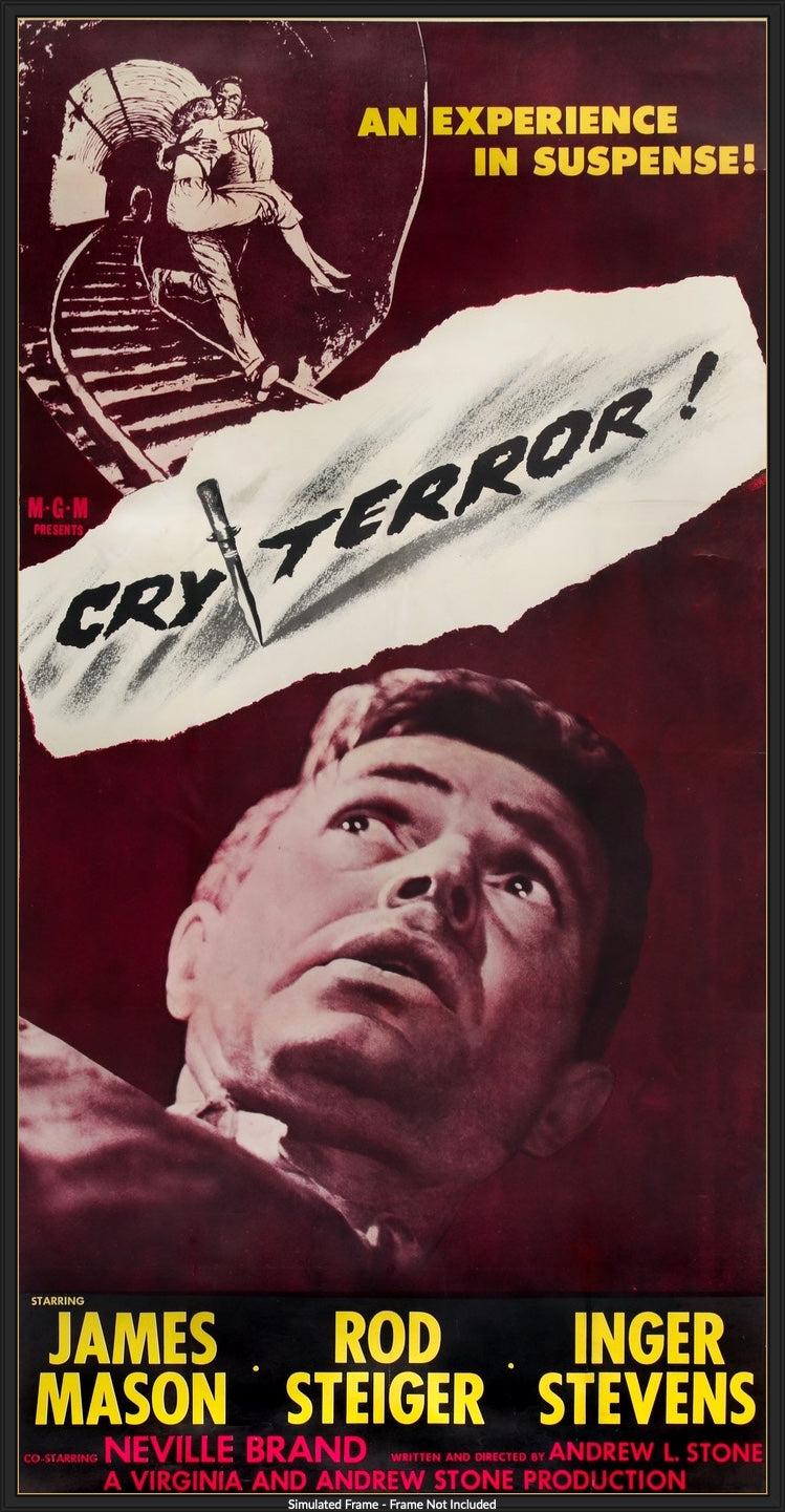 Cry Terror! (1958) original movie poster for sale at Originalfilmart