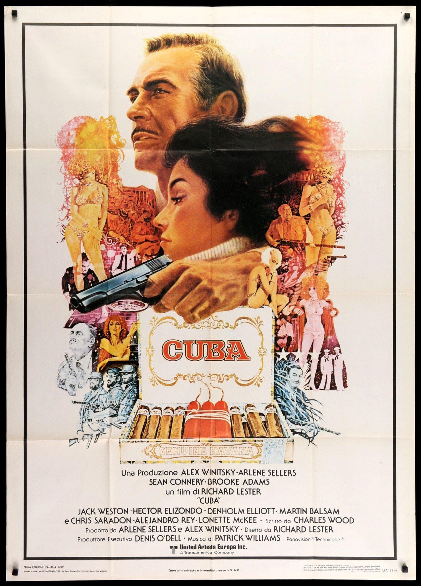 Cuba (1979) original movie poster for sale at Originalfilmart