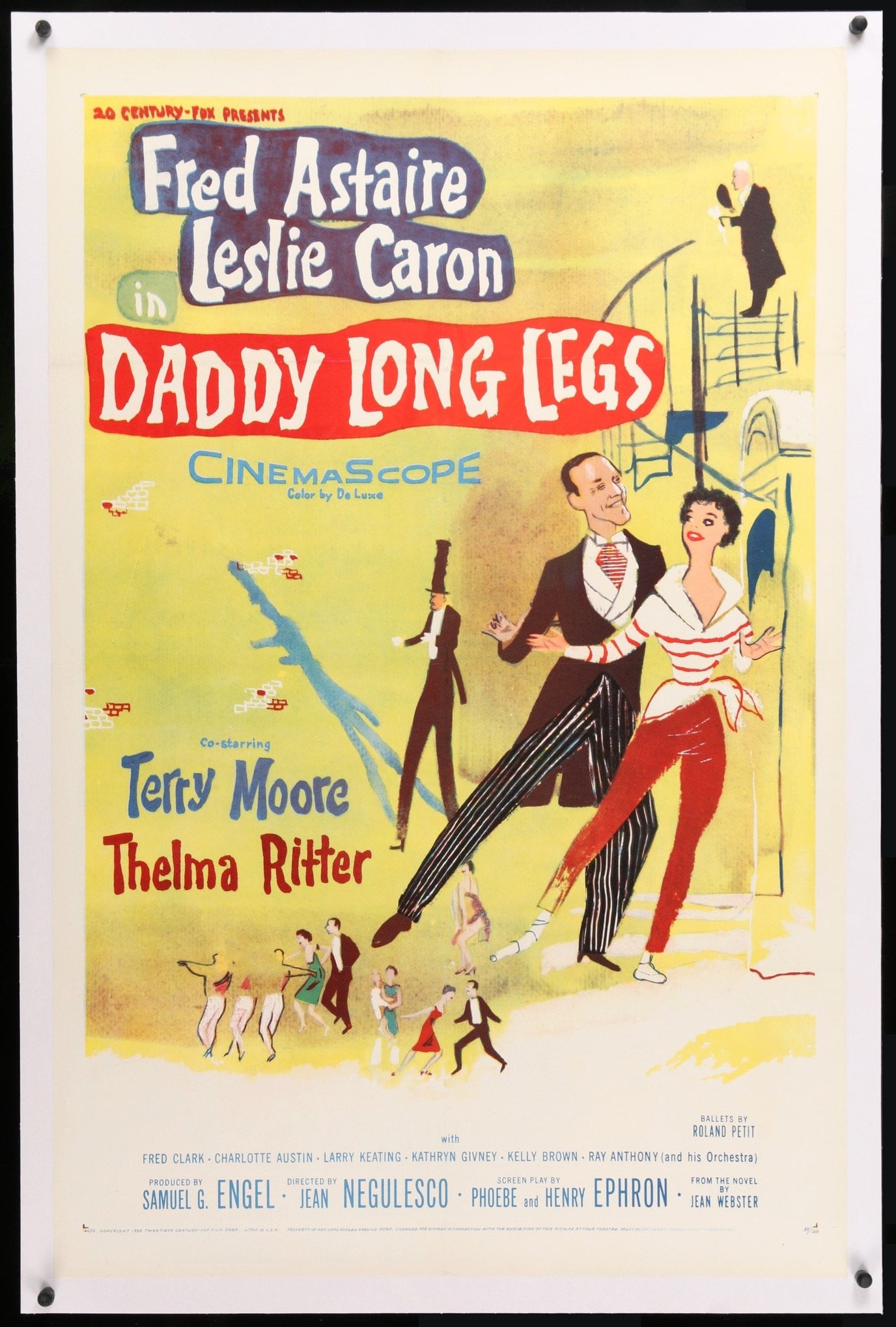 Daddy Long Legs (1955) original movie poster for sale at Originalfilmart
