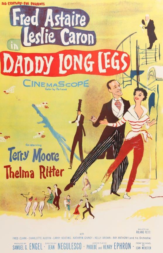 Daddy Long Legs (1955) original movie poster for sale at Originalfilmart