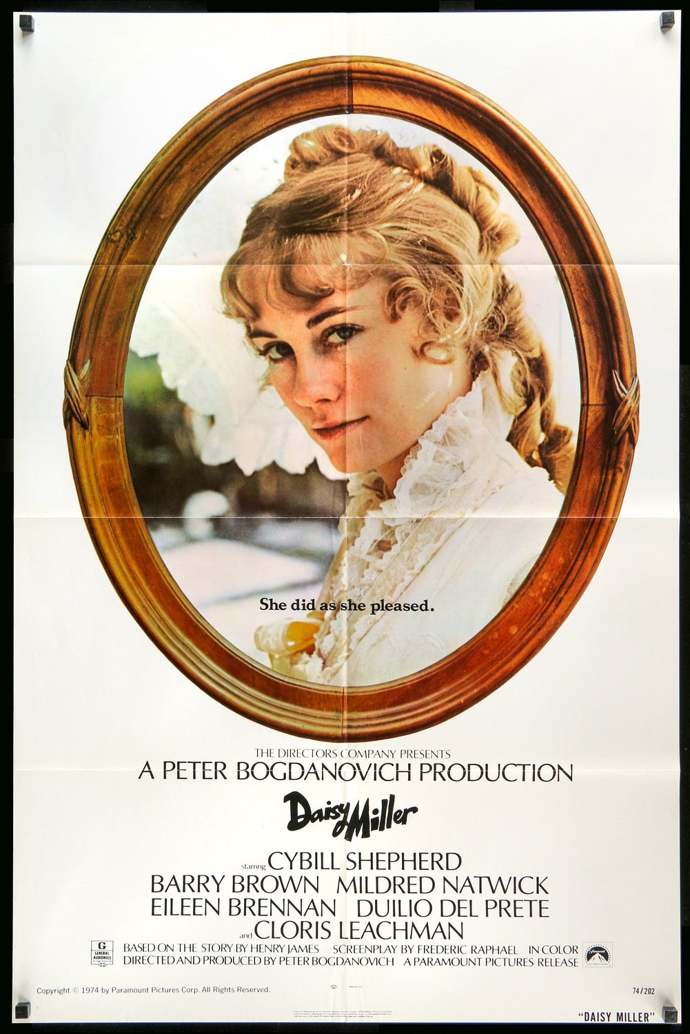 Daisy Miller (1974) original movie poster for sale at Originalfilmart