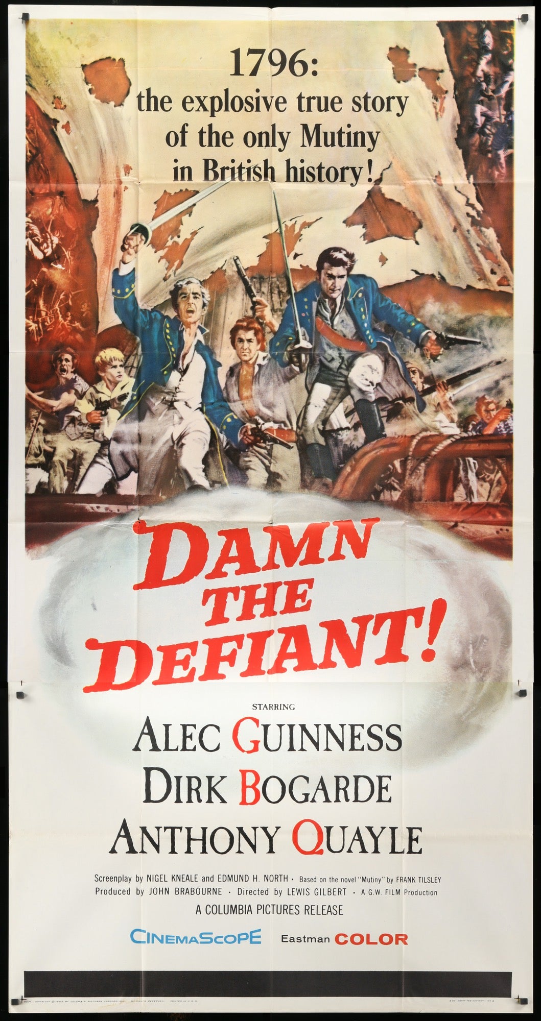 Damn the Defiant! (1962) original movie poster for sale at Originalfilmart