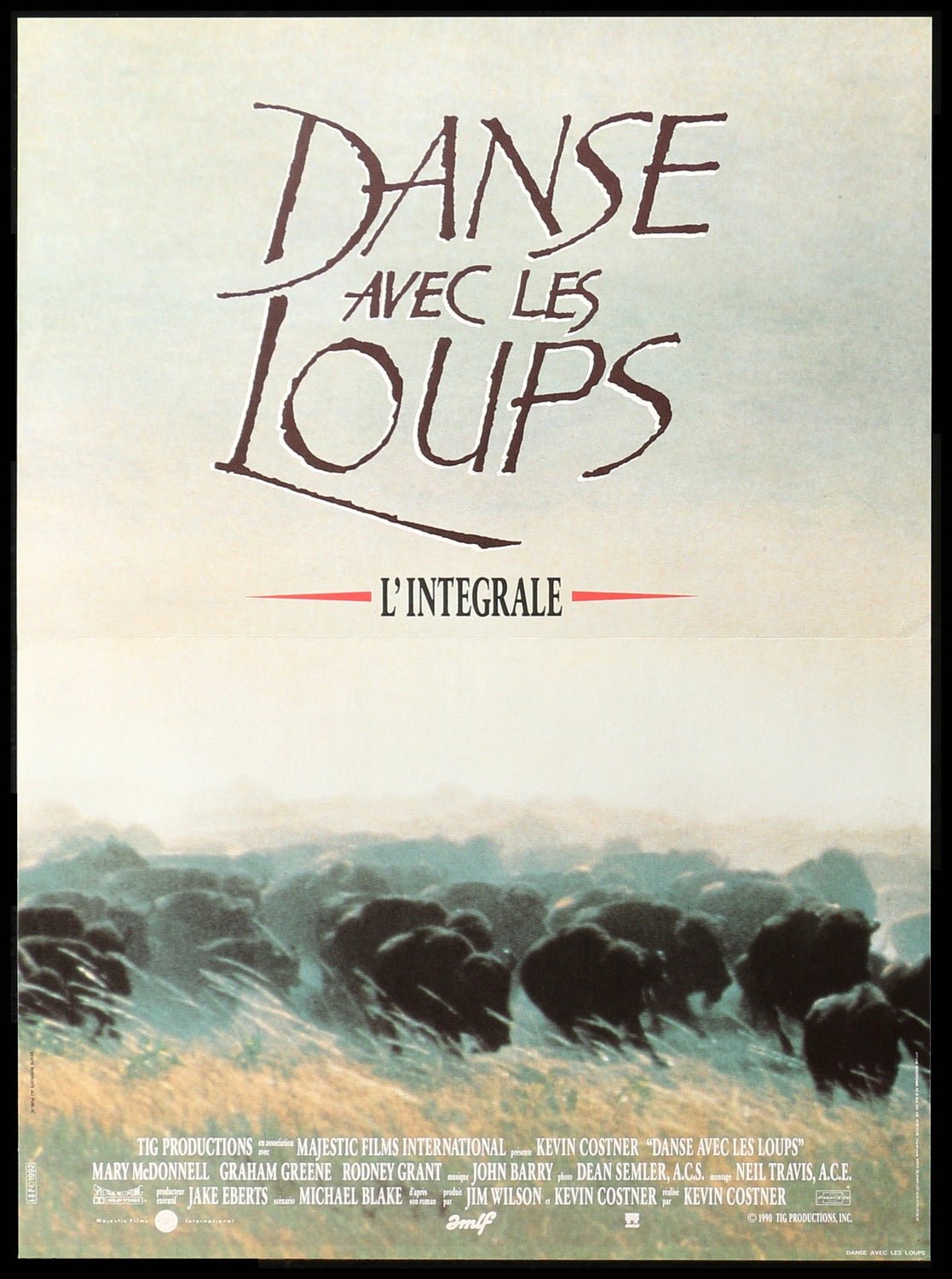 Dances with Wolves (1990) original movie poster for sale at Originalfilmart