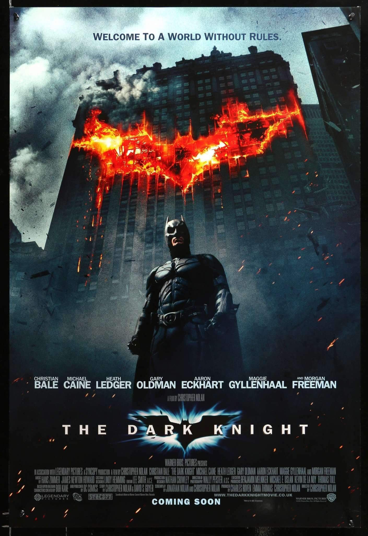 Dark Knight (2008) original movie poster for sale at Originalfilmart