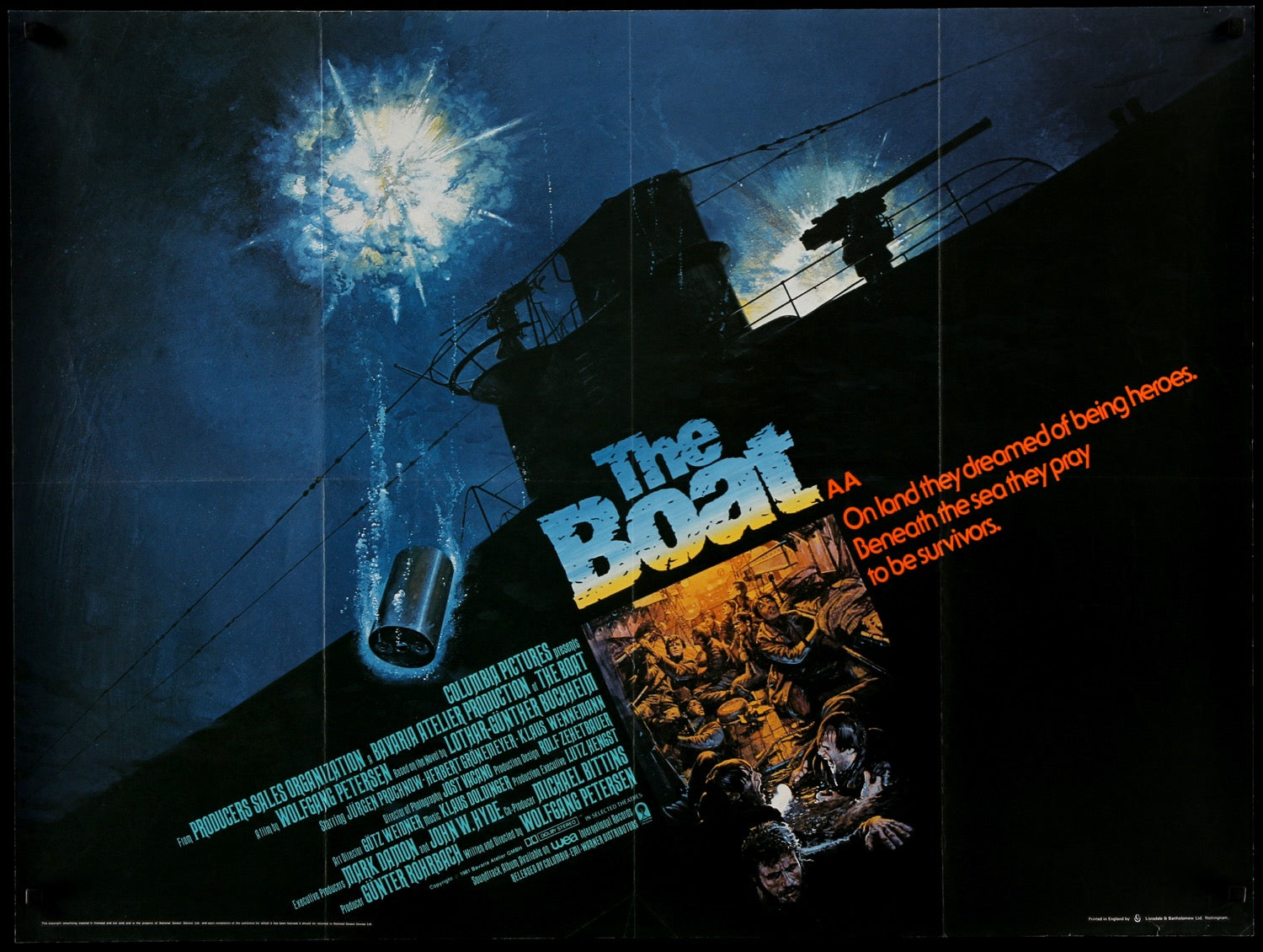 Das Boot (1981) original movie poster for sale at Originalfilmart