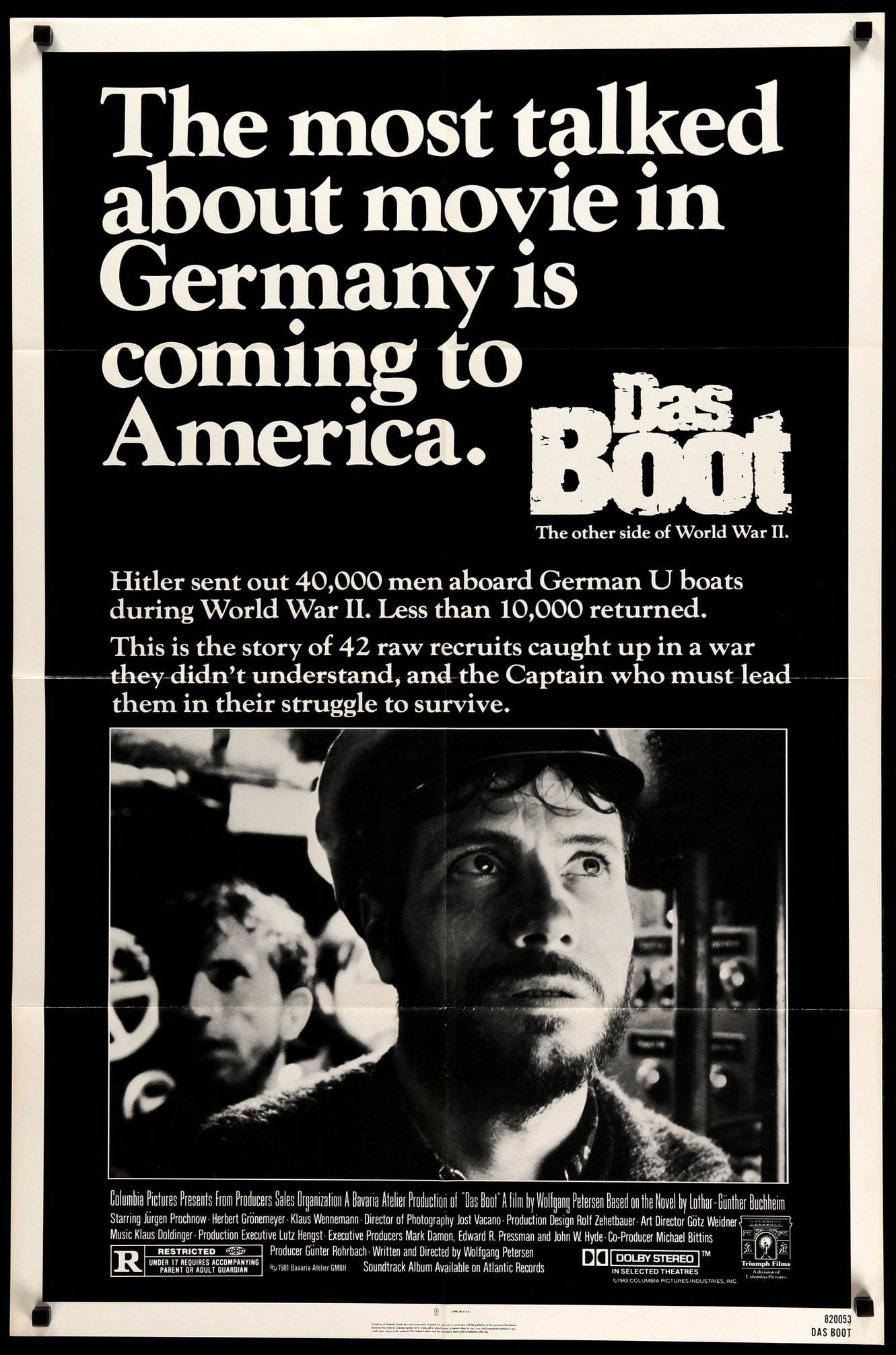 Das Boot (1981) original movie poster for sale at Originalfilmart