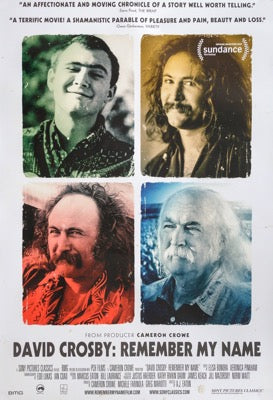 David Crosby: Remember My Name (2019) original movie poster for sale at Originalfilmart