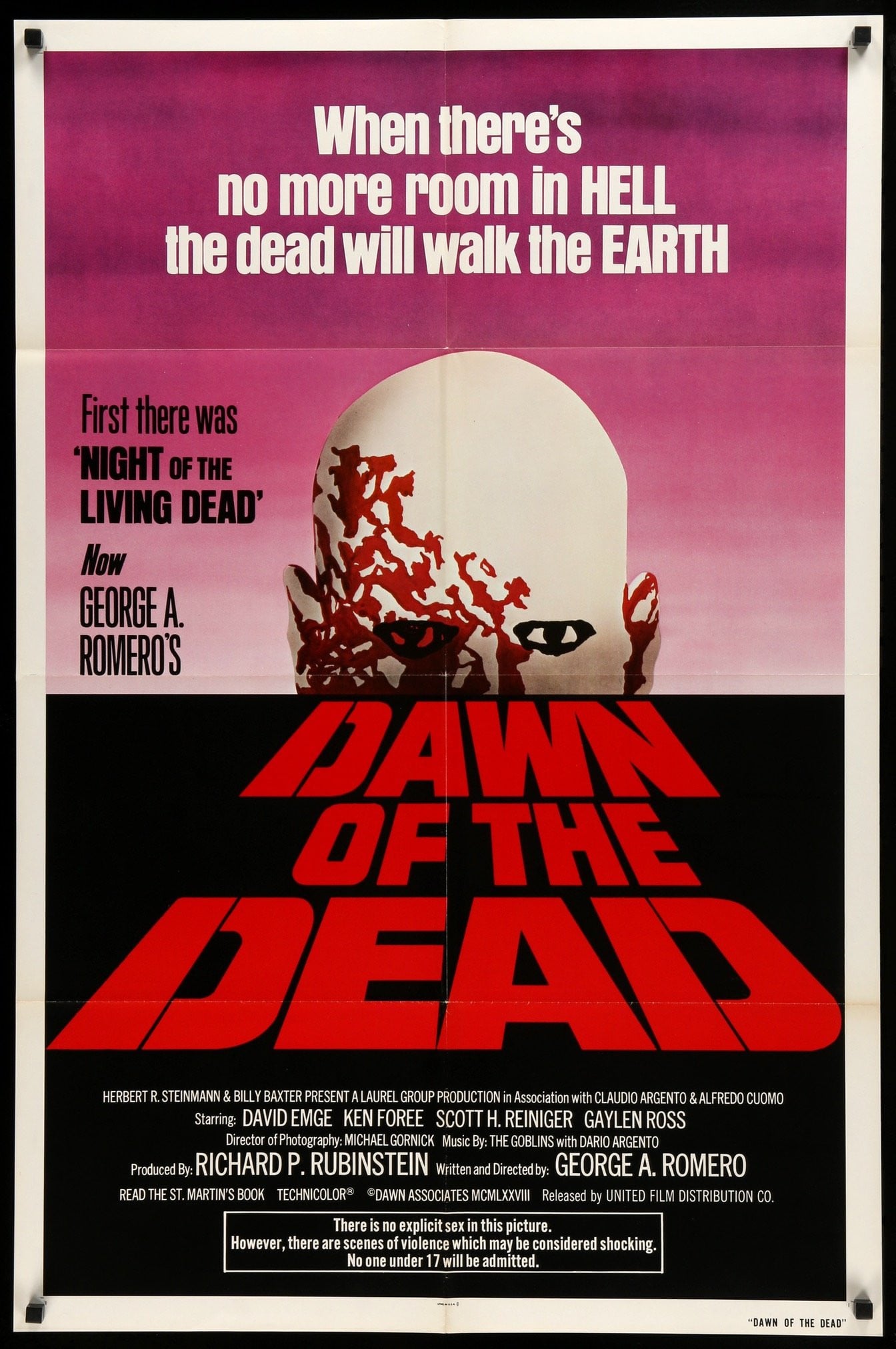 Dawn of the Dead (1978) original movie poster for sale at Originalfilmart