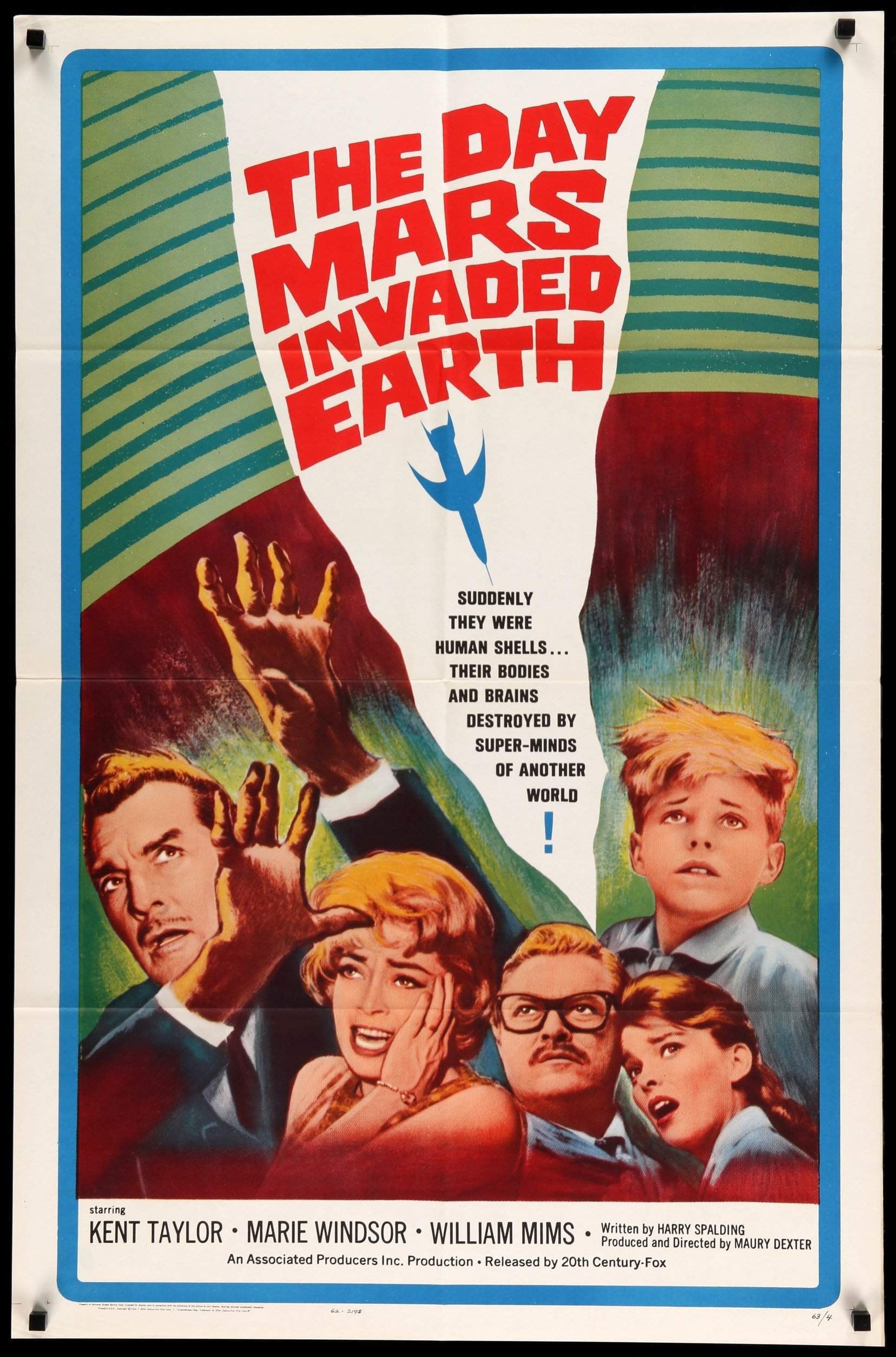 Day Mars Invaded Earth (1963) original movie poster for sale at Originalfilmart
