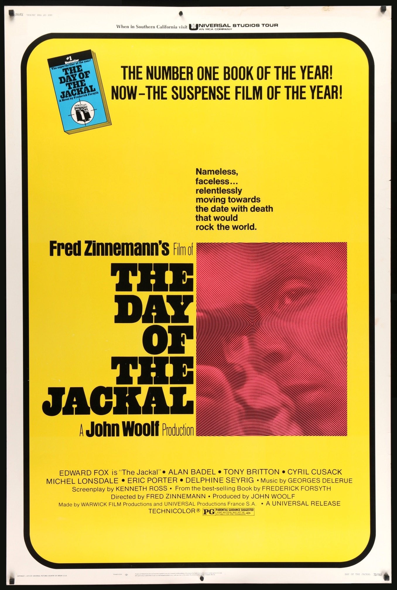 Day of the Jackal (1973) original movie poster for sale at Originalfilmart