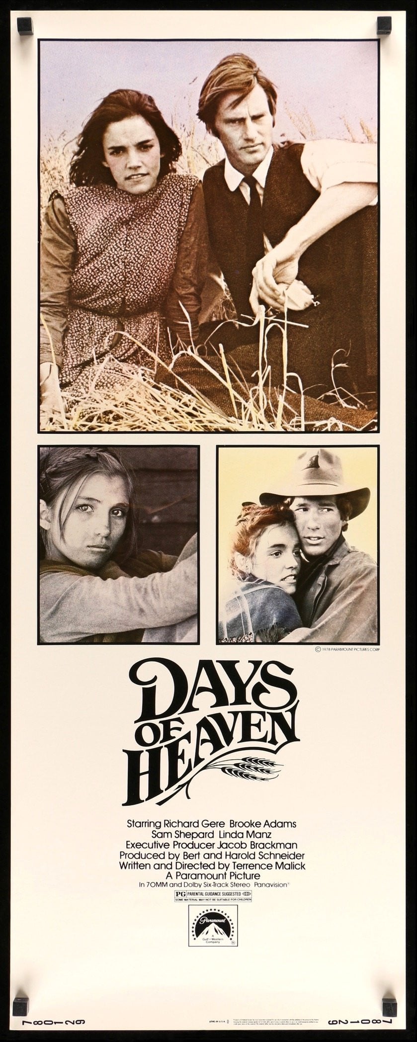 Days of Heaven (1978) original movie poster for sale at Originalfilmart