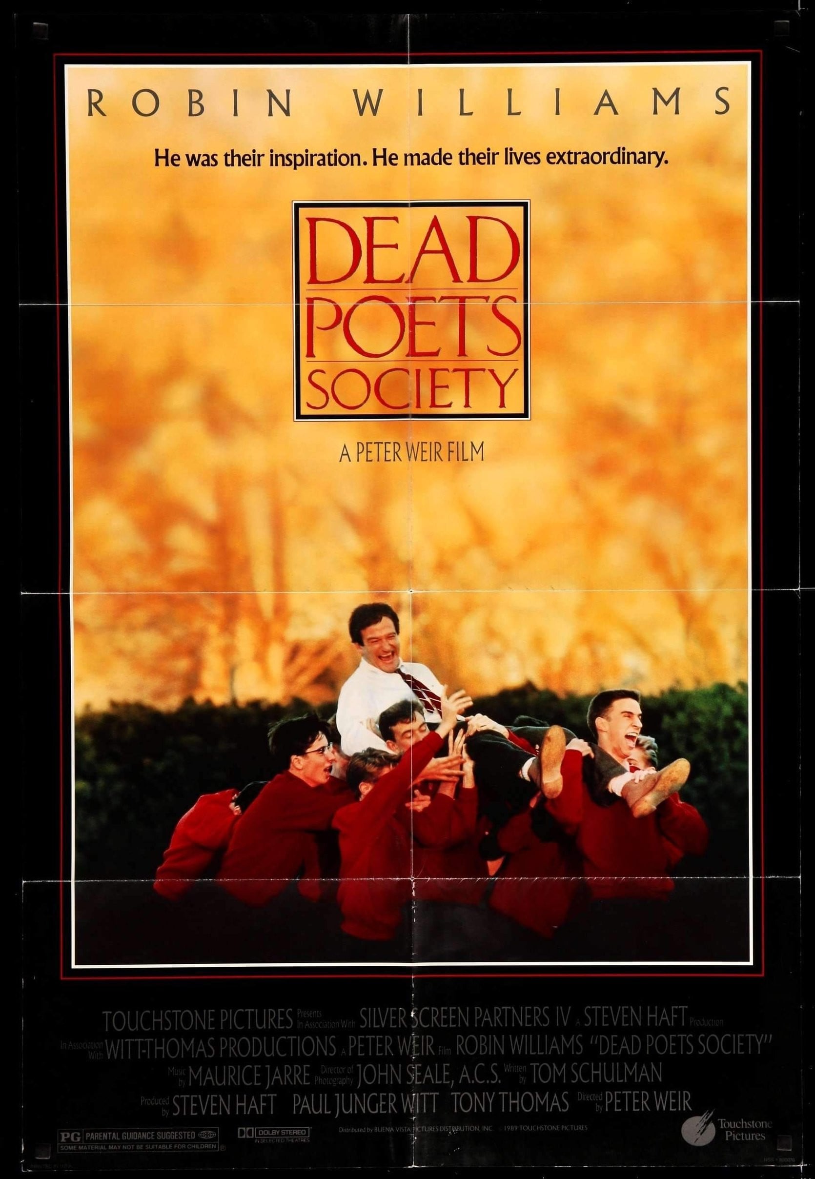 Dead Poets Society (1989) original movie poster for sale at Originalfilmart