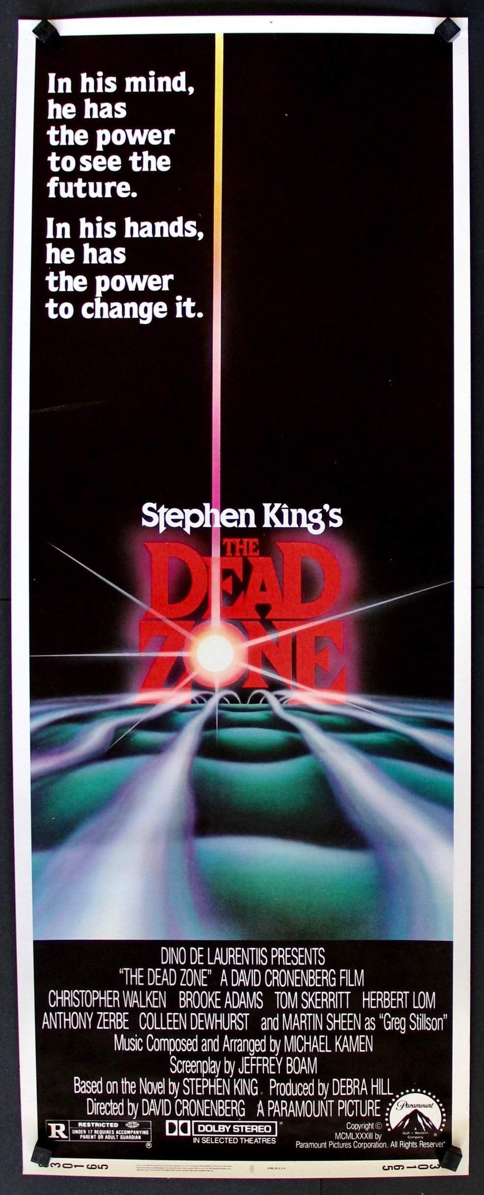 Dead Zone (1983) original movie poster for sale at Originalfilmart