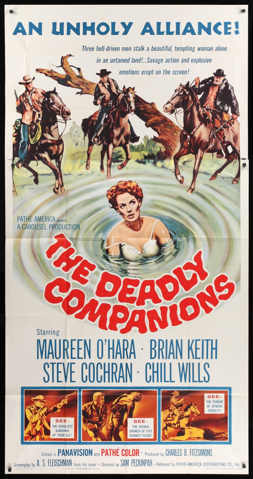 Deadly Companions (1961) original movie poster for sale at Originalfilmart