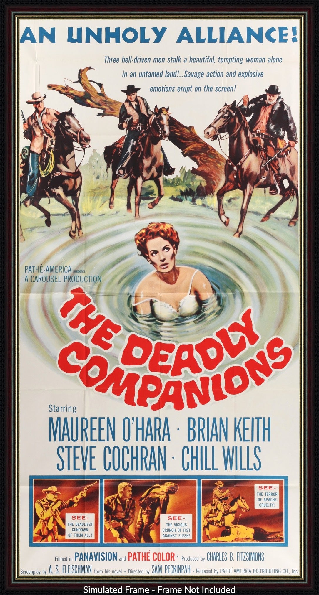 Deadly Companions (1961) original movie poster for sale at Originalfilmart