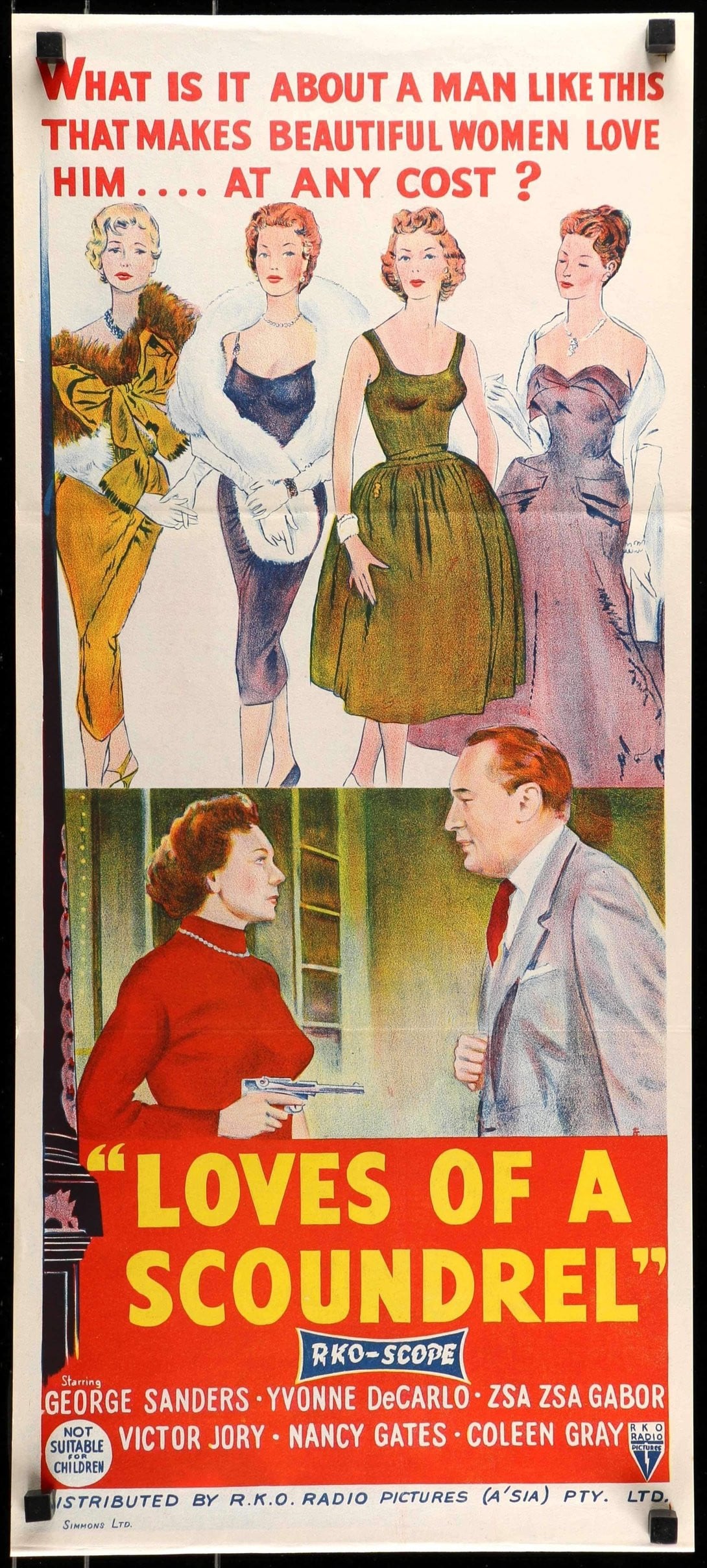 Death of a Scoundrel (1956) original movie poster for sale at Originalfilmart