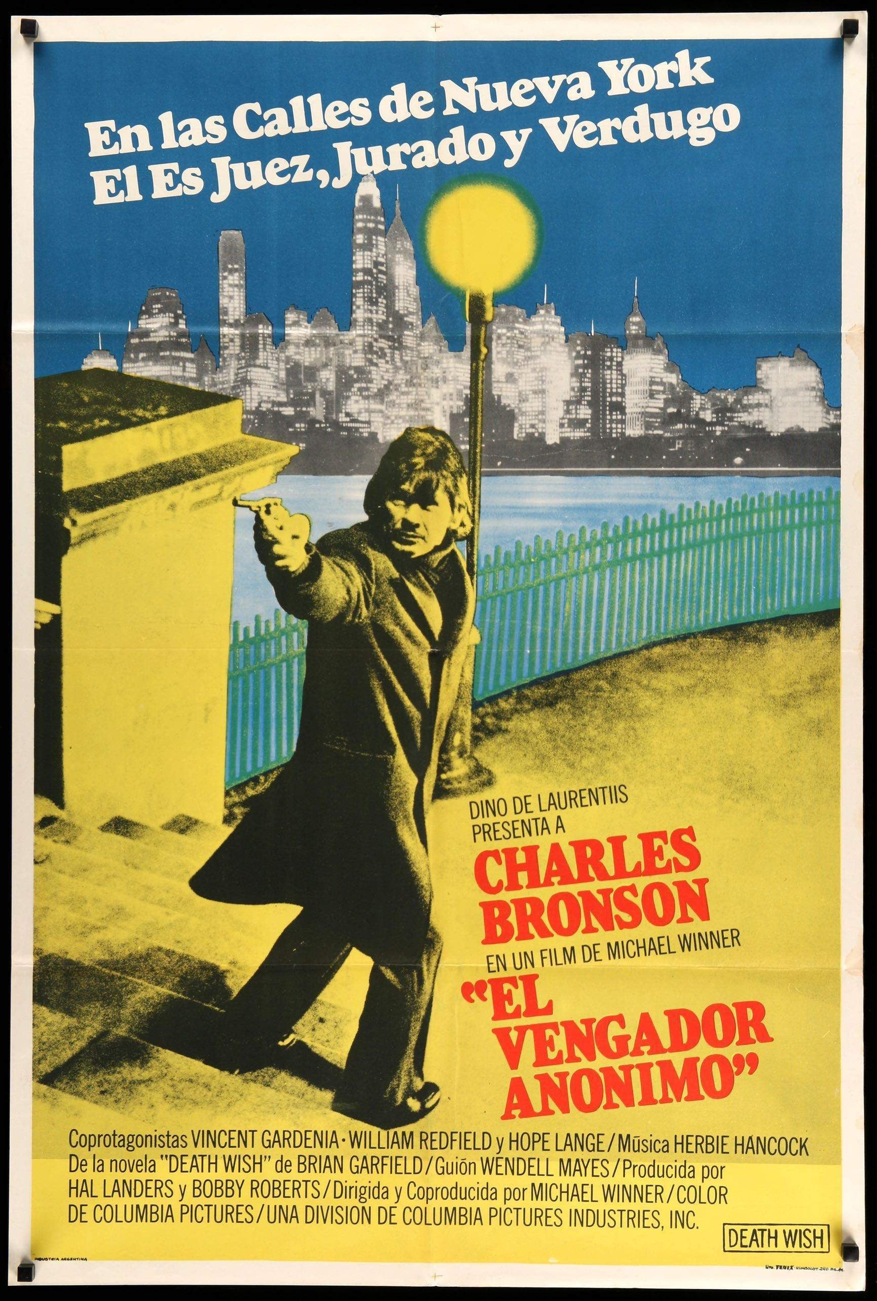 Death Wish (1974) original movie poster for sale at Originalfilmart