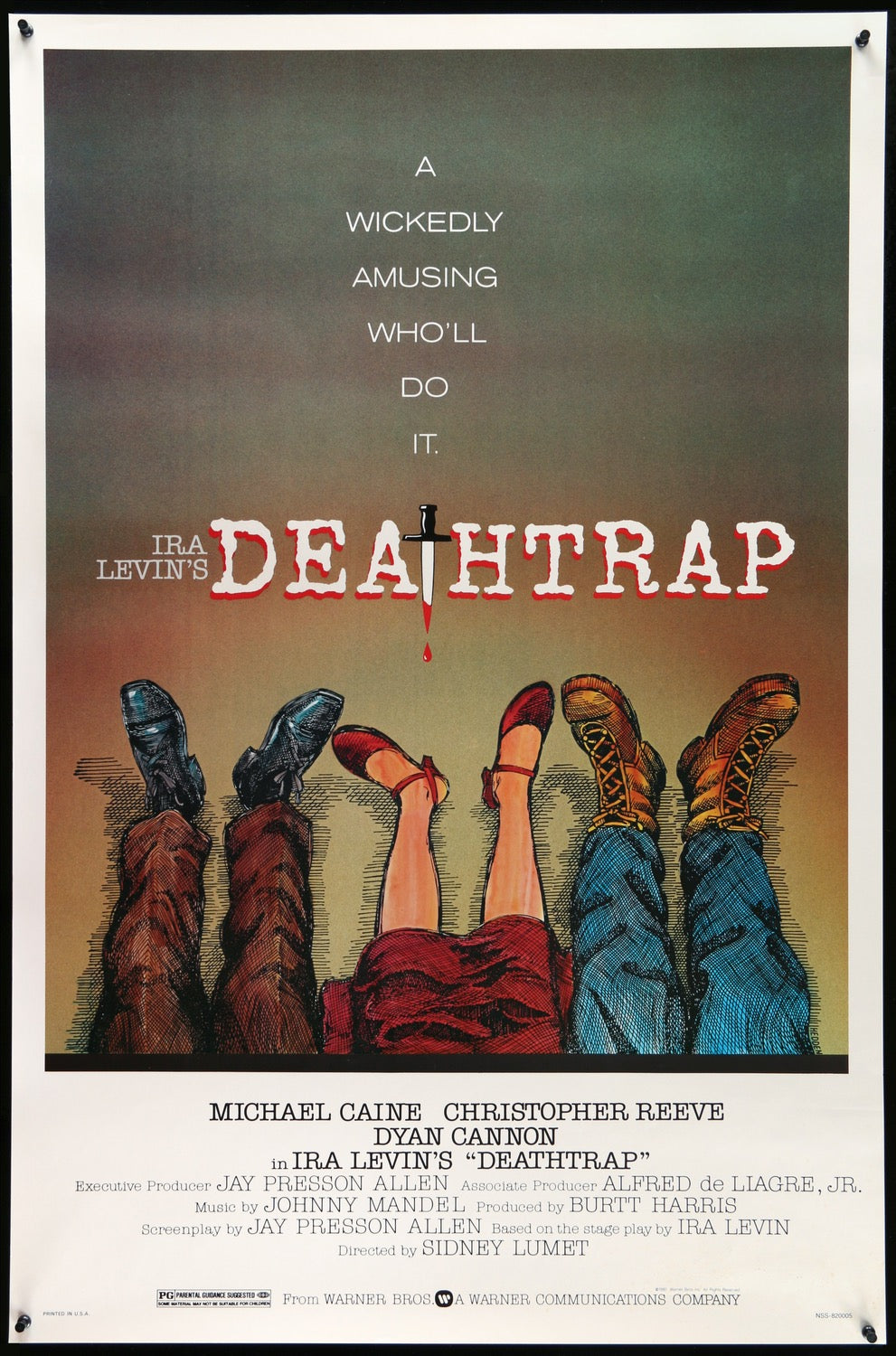 Deathtrap (1982) original movie poster for sale at Originalfilmart