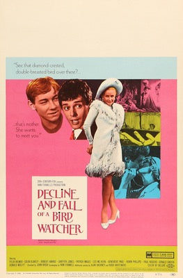 Decline and Fall of a Bird Watcher (1968) original movie poster for sale at Originalfilmart