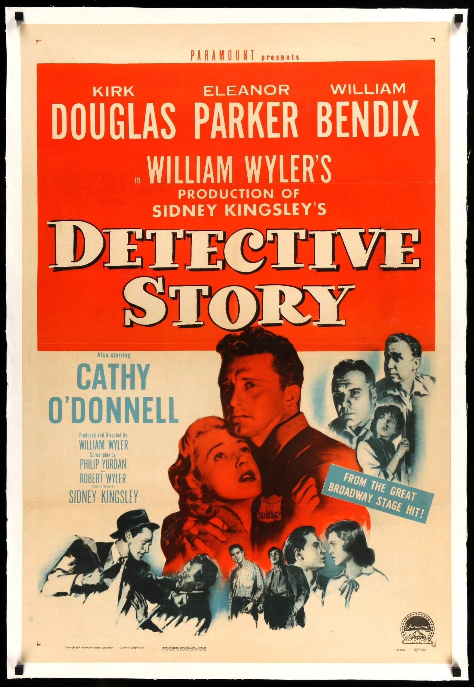 Detective Story (1951) original movie poster for sale at Originalfilmart