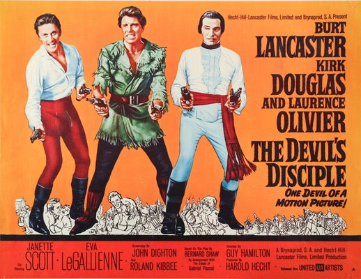 Devil's Disciple (1959) original movie poster for sale at Originalfilmart