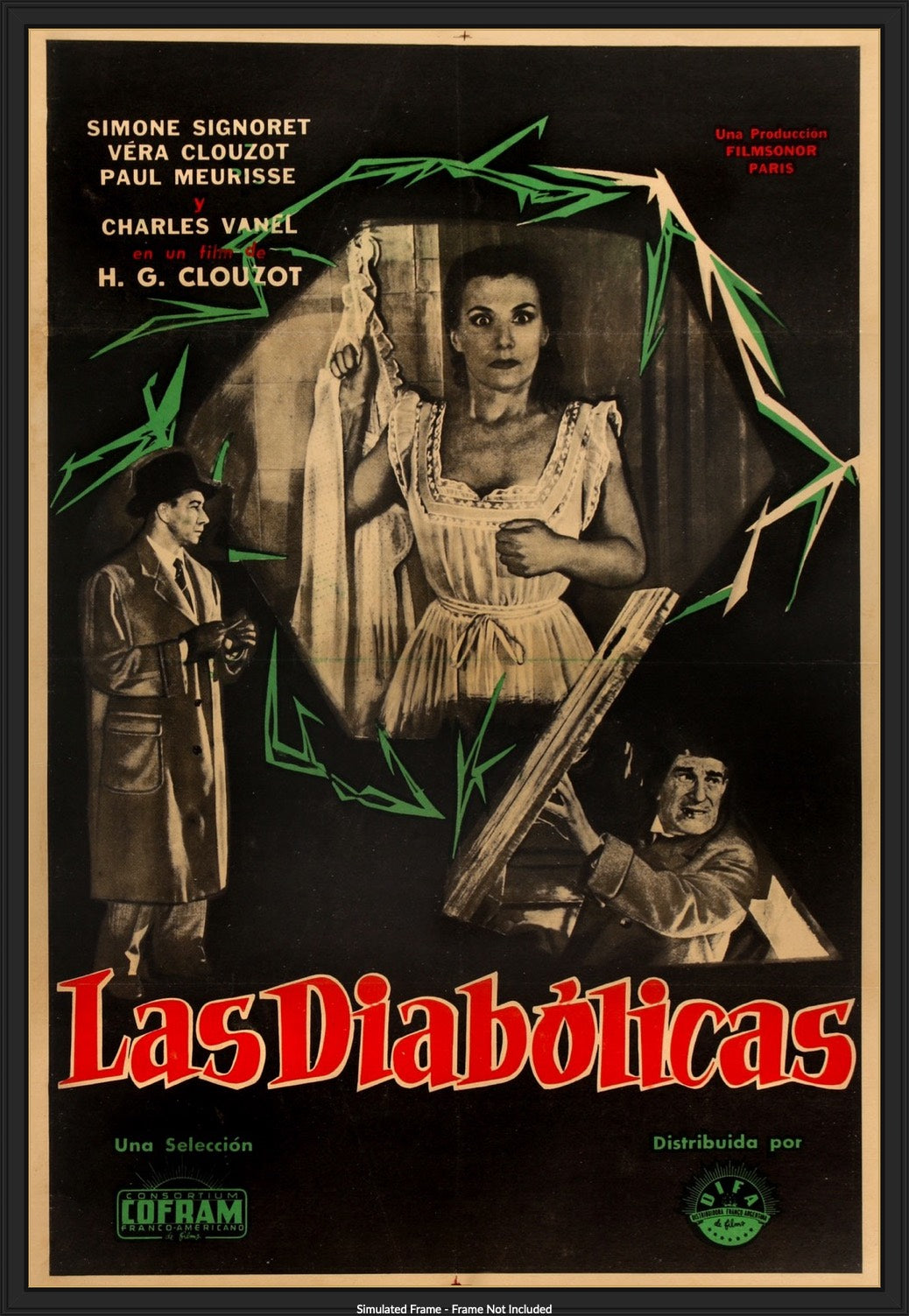 Diabolique (1955) original movie poster for sale at Originalfilmart