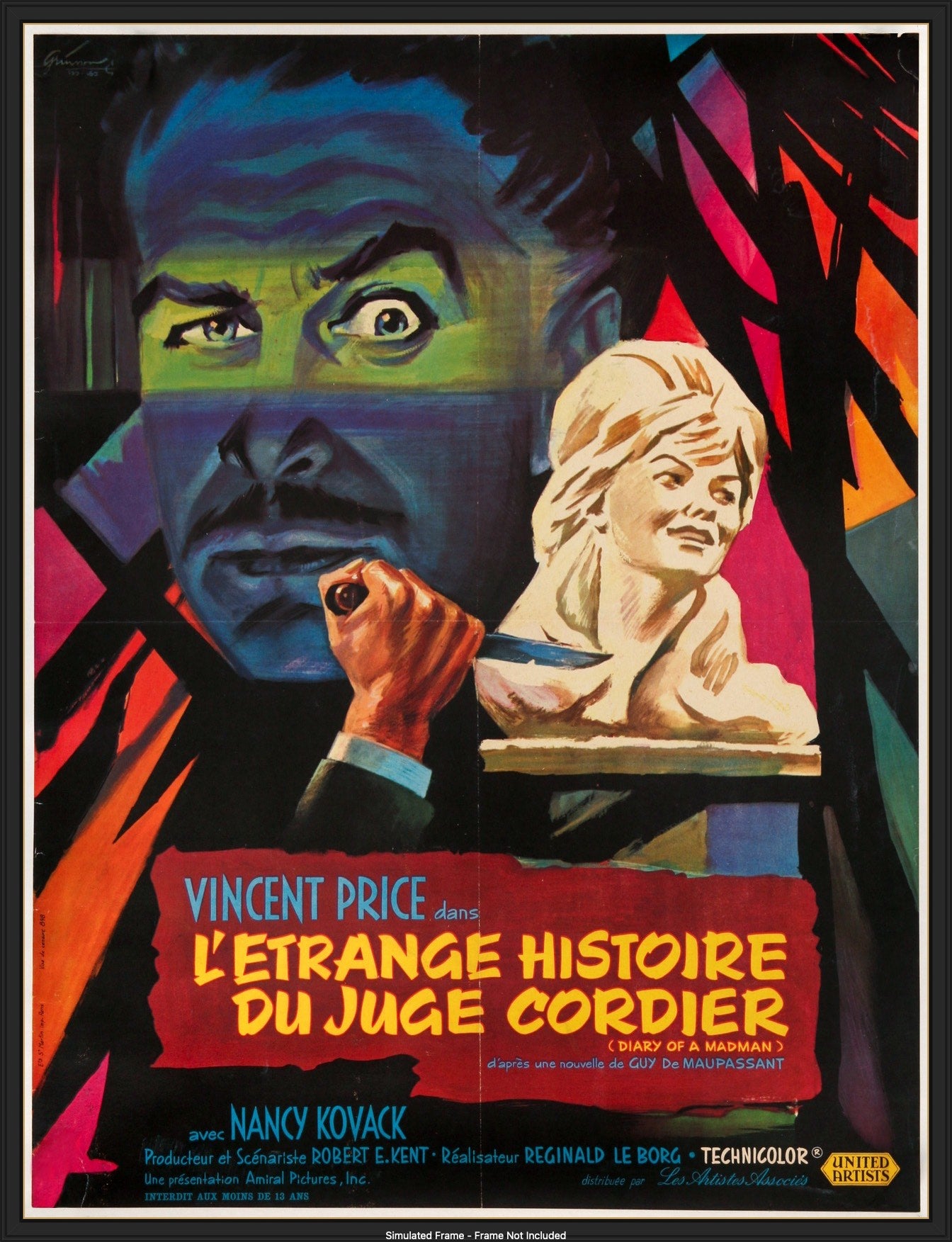Diary of a Madman (1963) original movie poster for sale at Originalfilmart