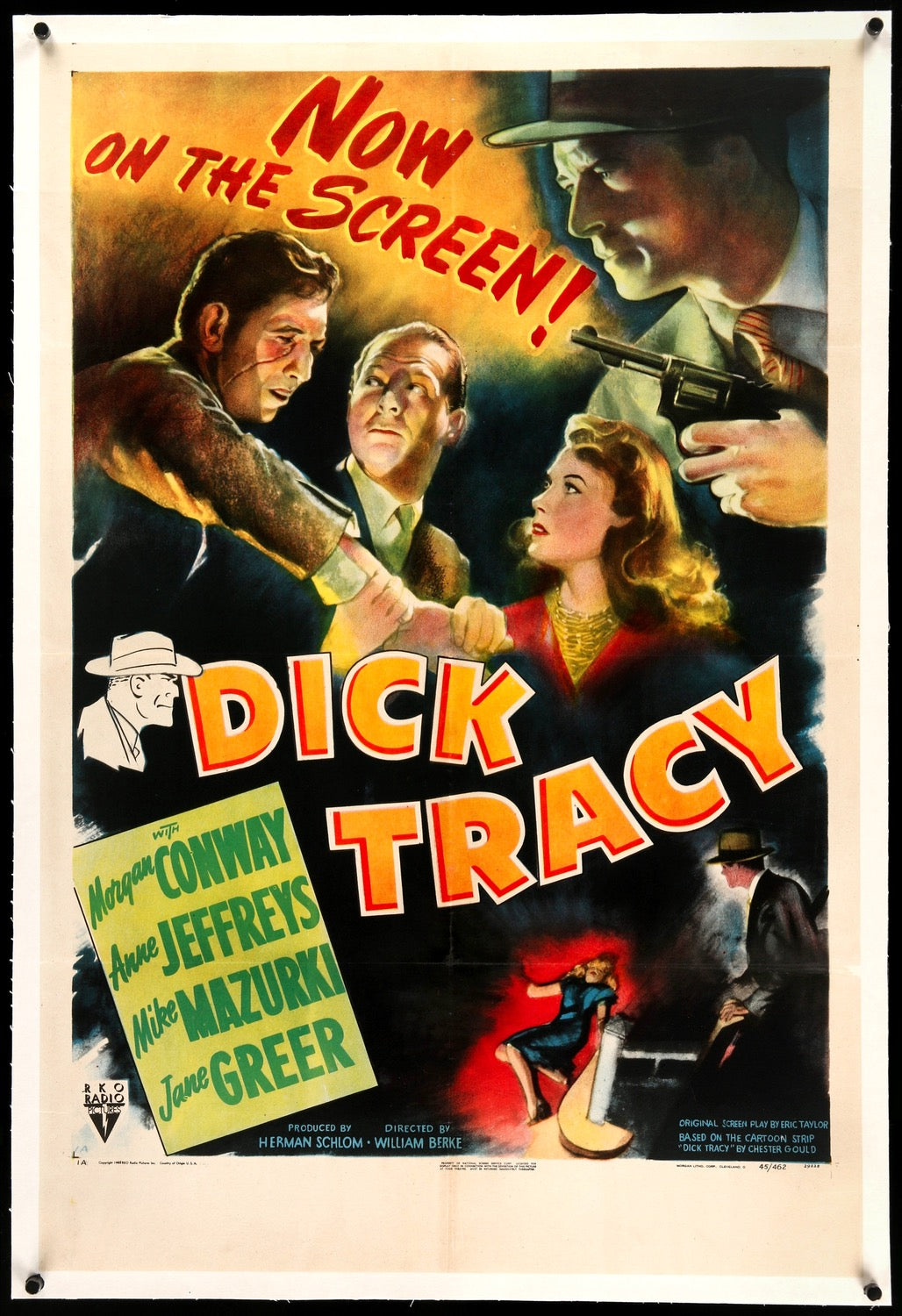 Dick Tracy (1945) original movie poster for sale at Originalfilmart