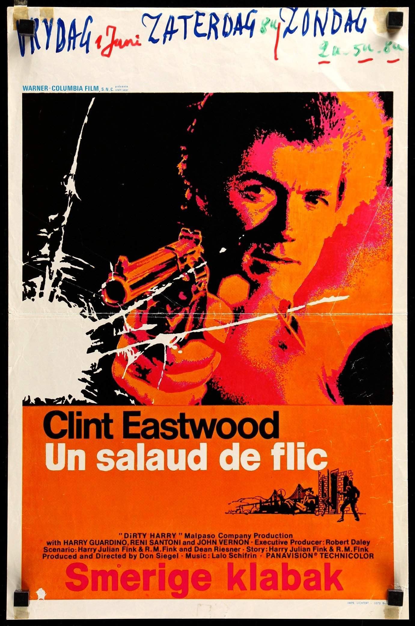 Dirty Harry (1971) original movie poster for sale at Originalfilmart