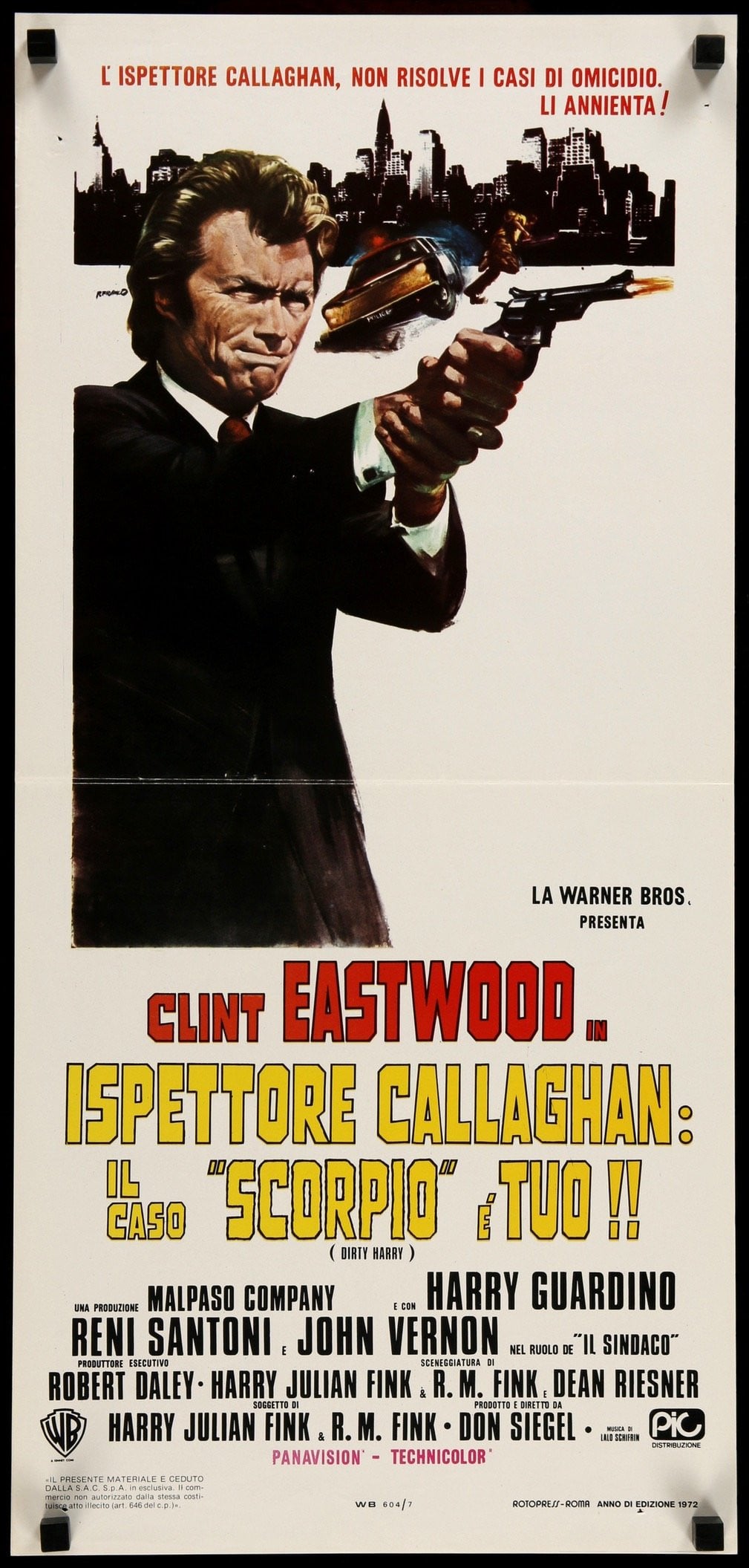 Dirty Harry (1971) original movie poster for sale at Originalfilmart